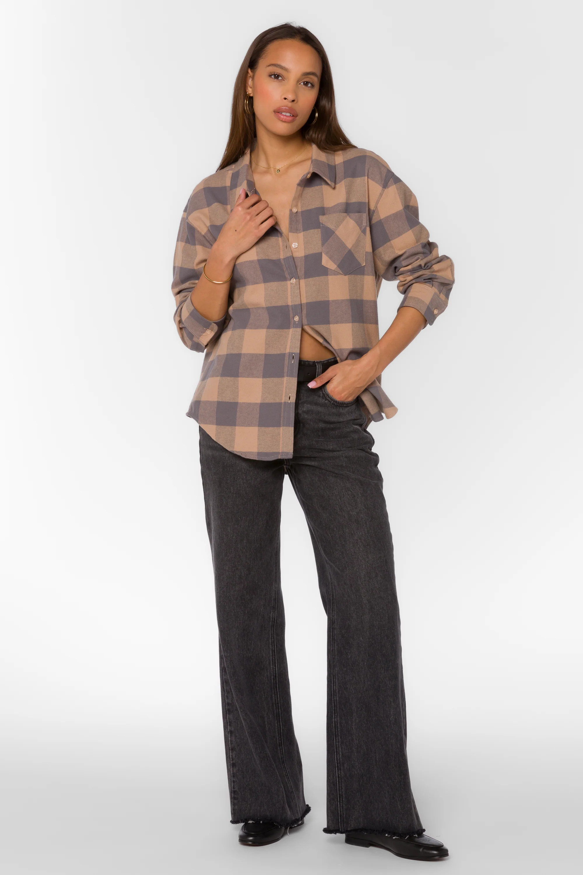 Carina Natural Grey Shirt
