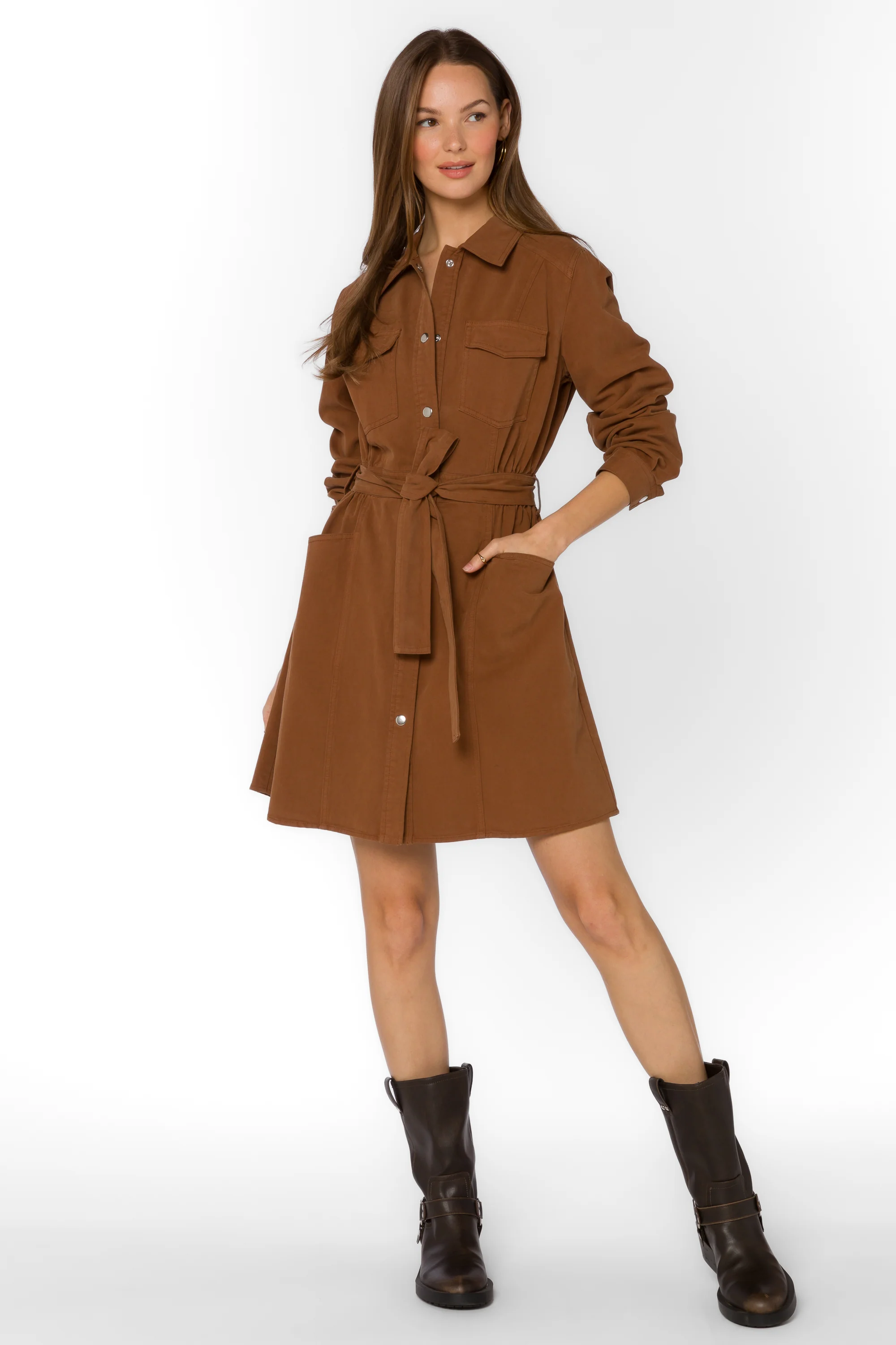 Deena Java Brown Dress