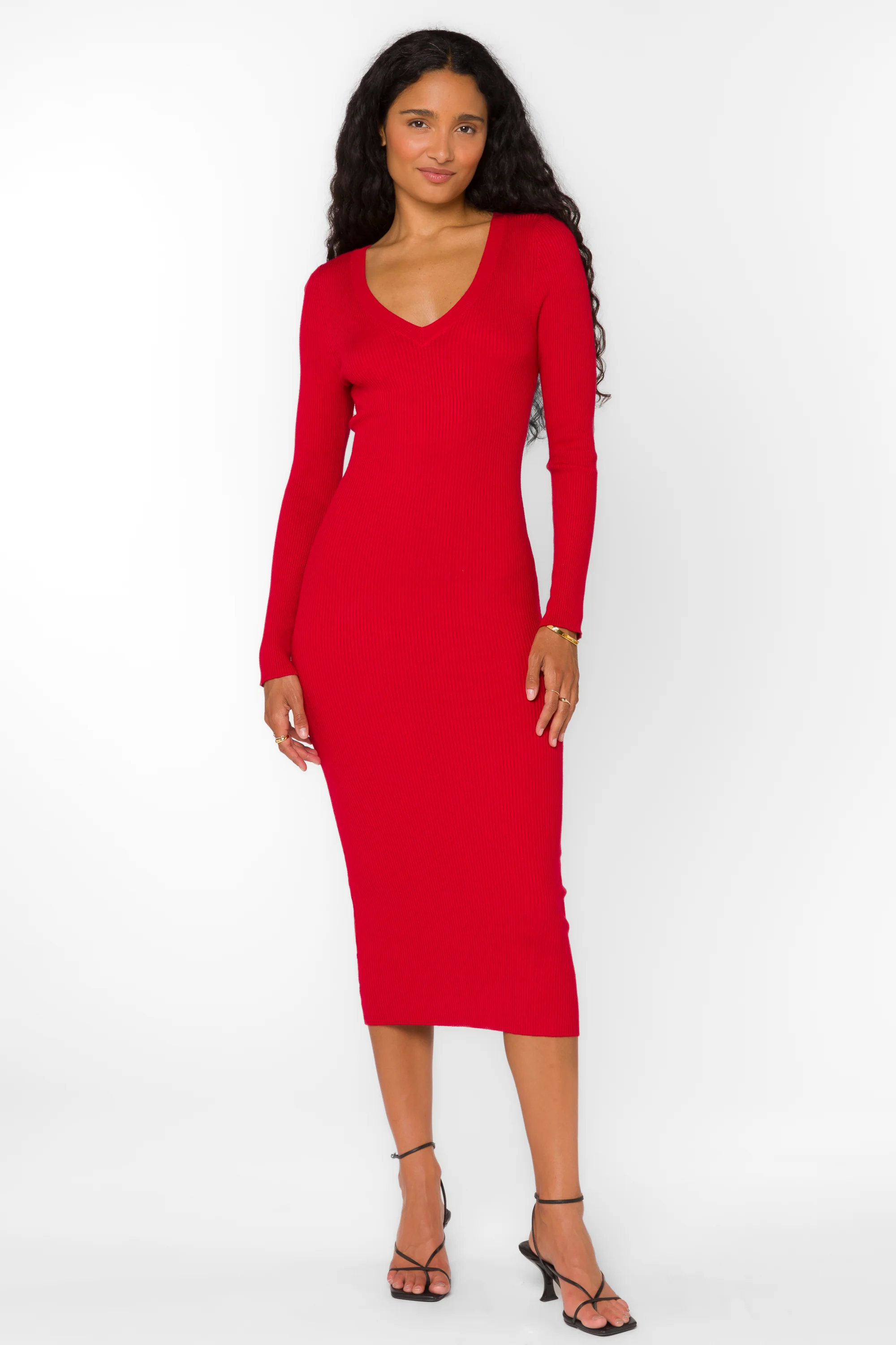 Rasha Red Pepper Dress