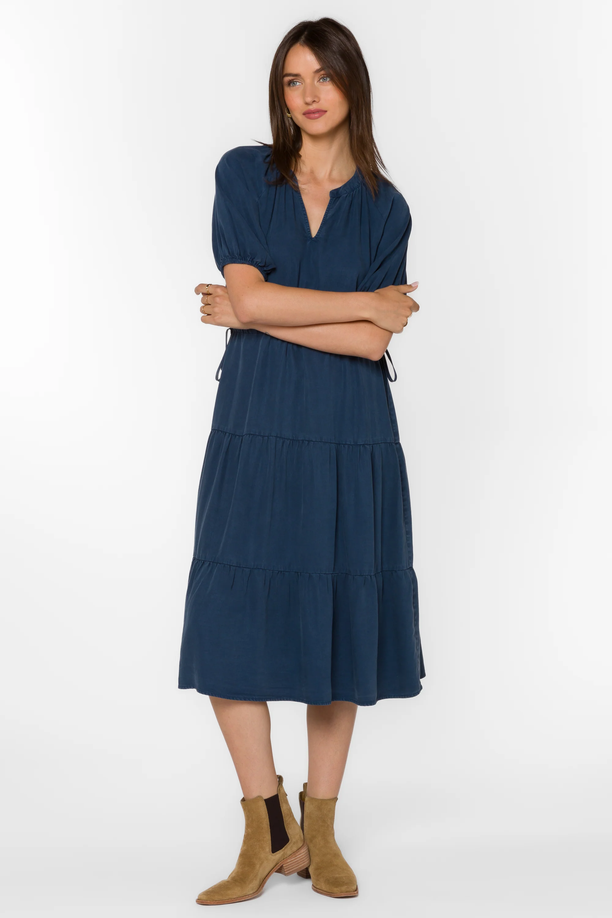Cassie French Navy Dress