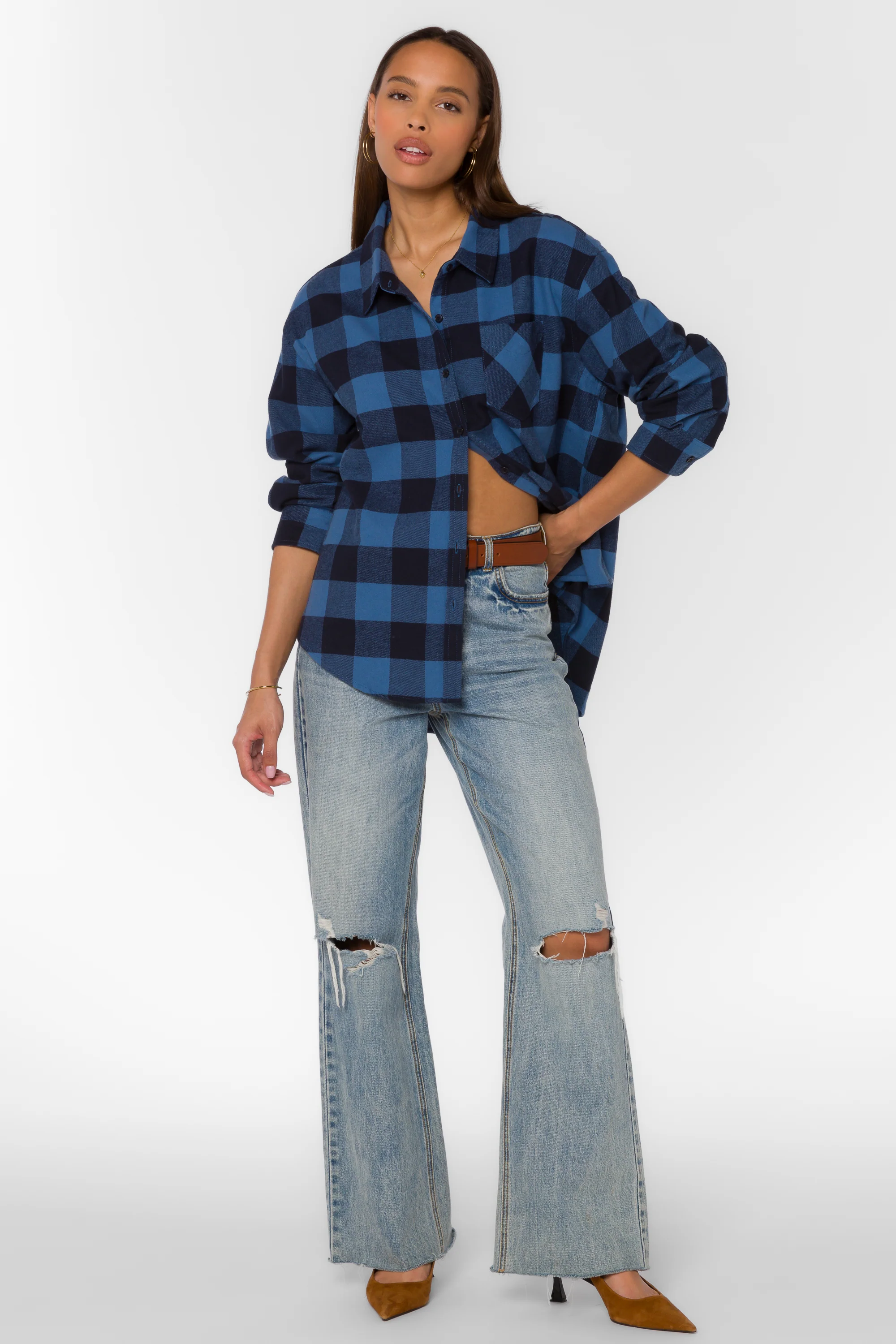 Carina Denim Blue Shirt