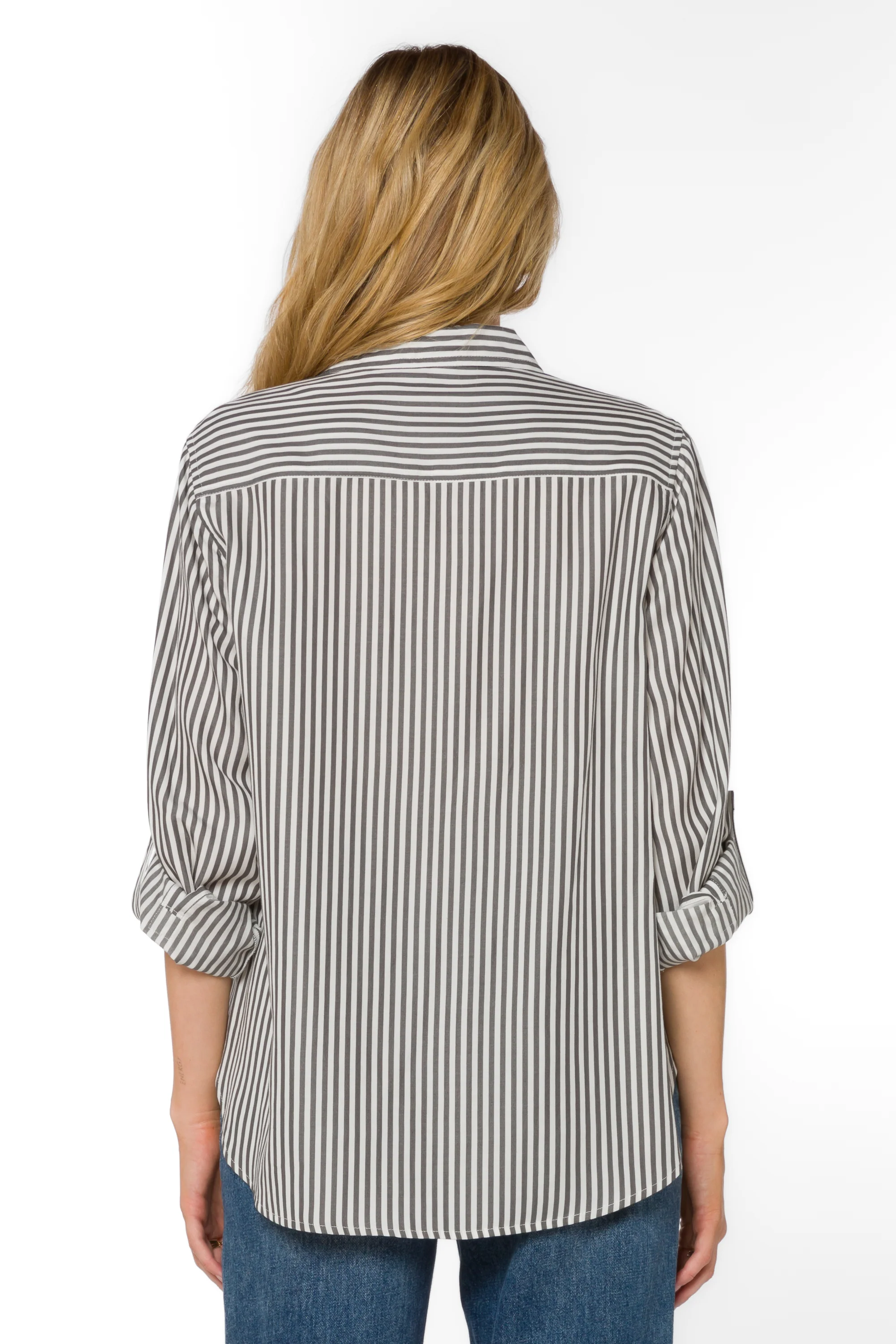 Talma Charcoal Stripe Shirt