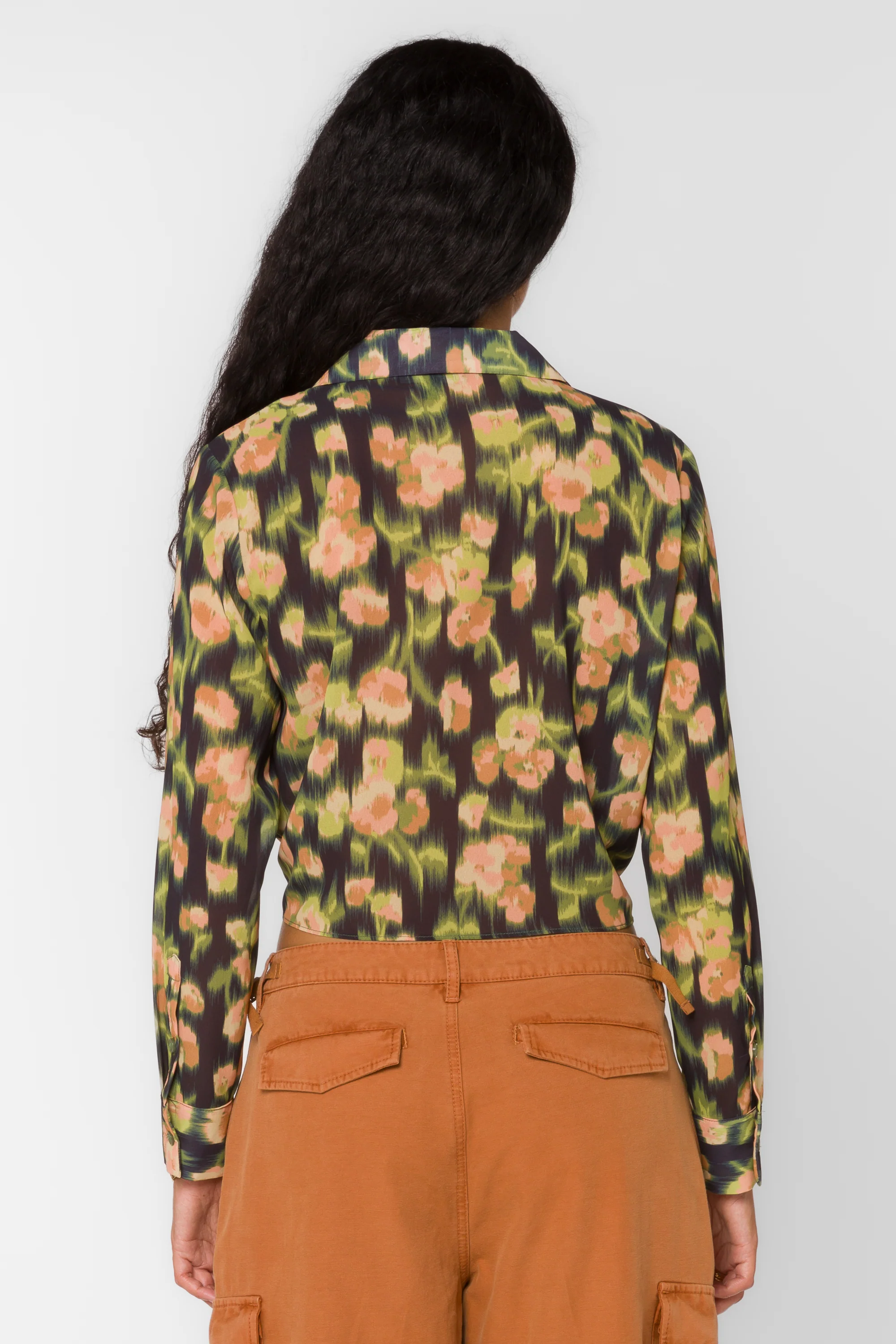 Joyce Blurred Floral Blouse