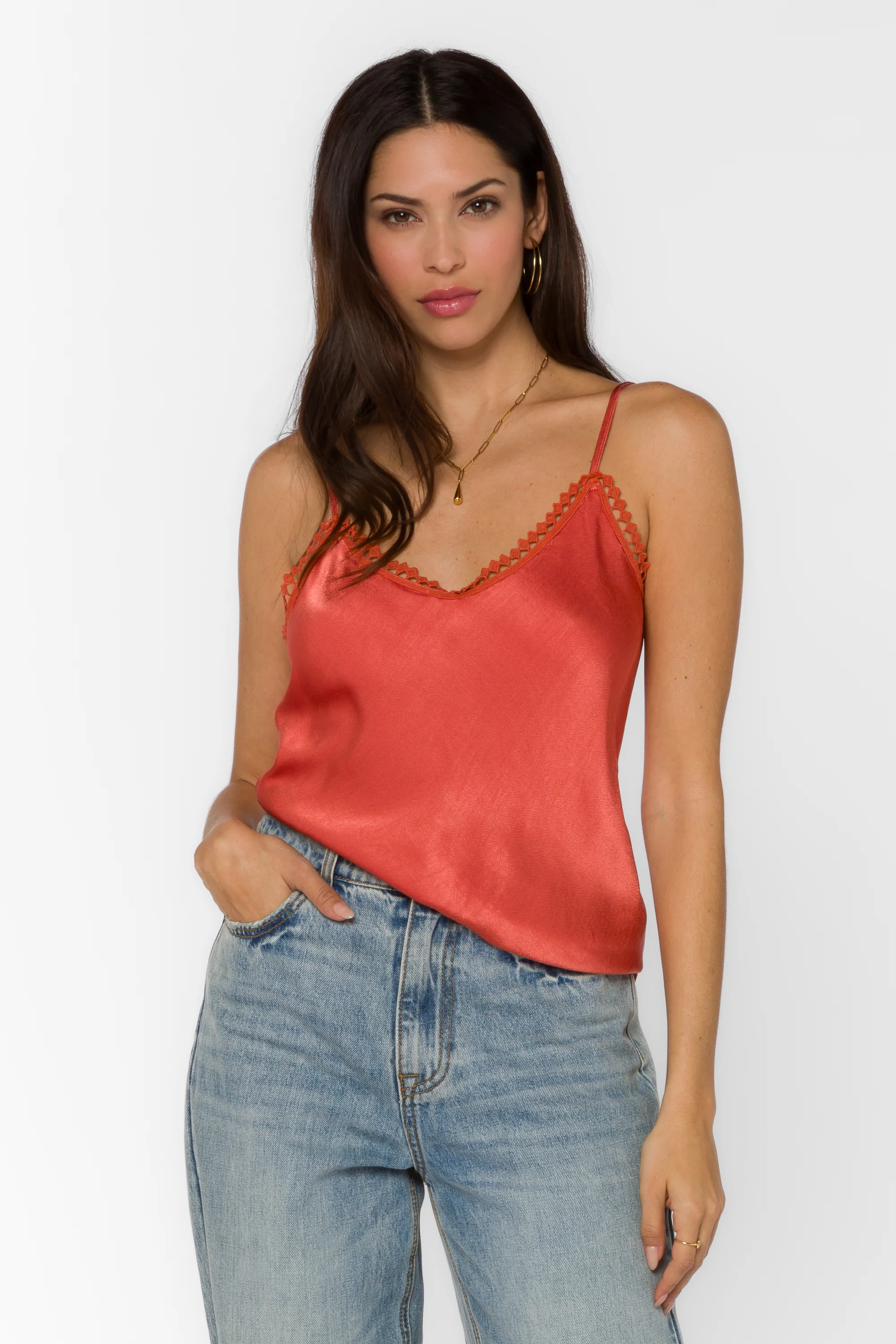 Vivian Burnt Sienna Cami