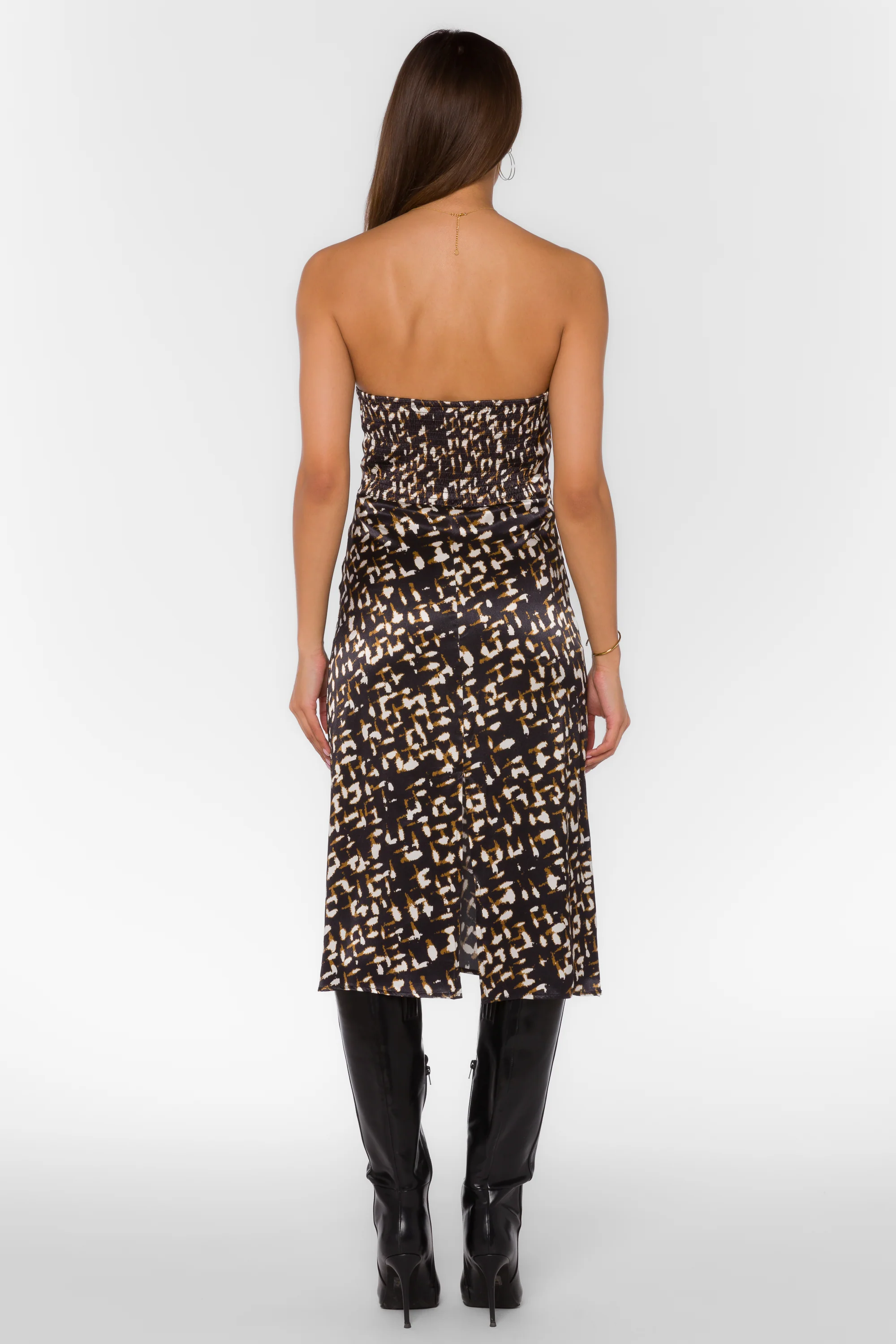 Tobias Black Abstract Geo Dress