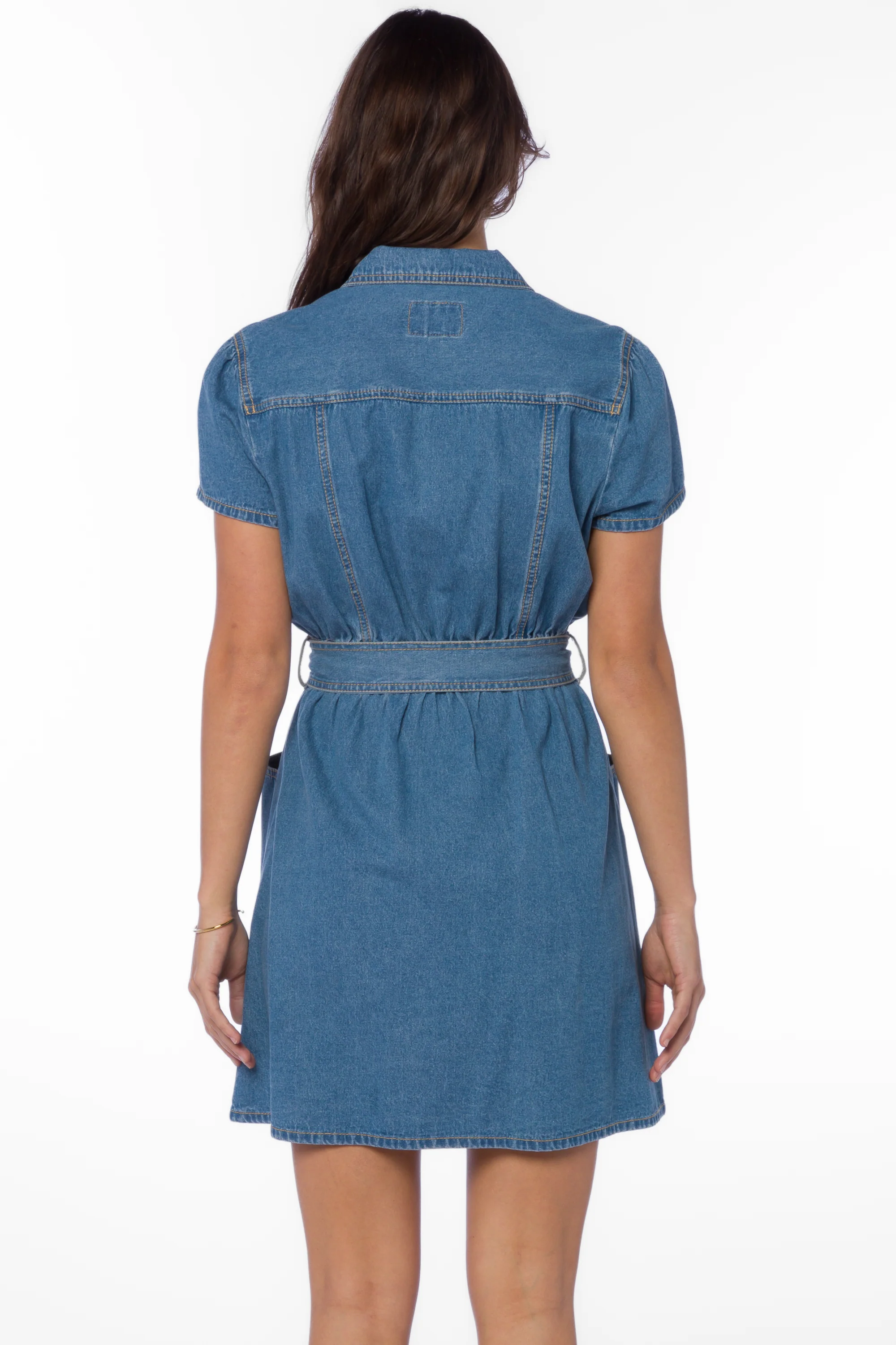 Fonda Western Blue Dress