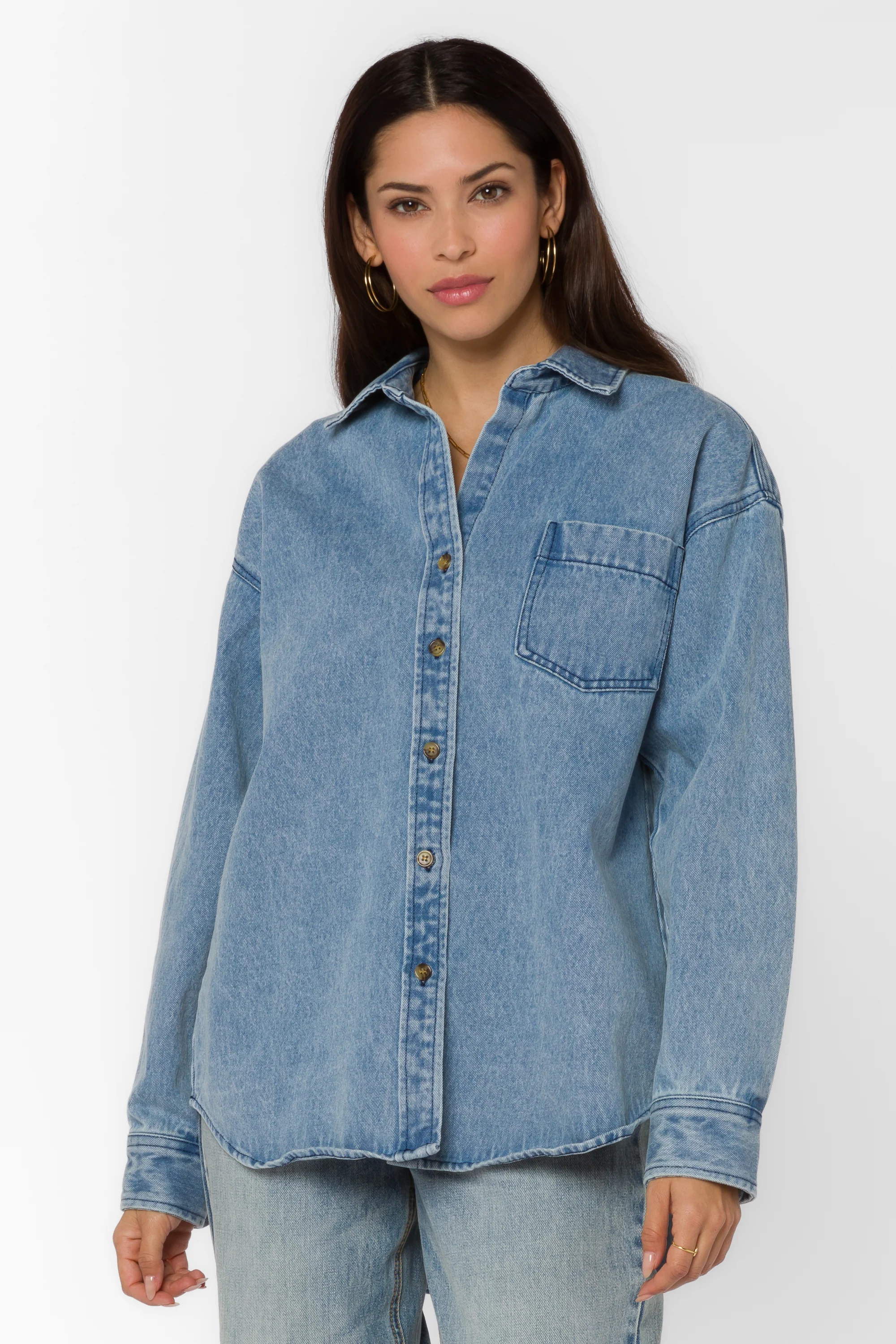 Roger Uptown Blue Shirt Jacket