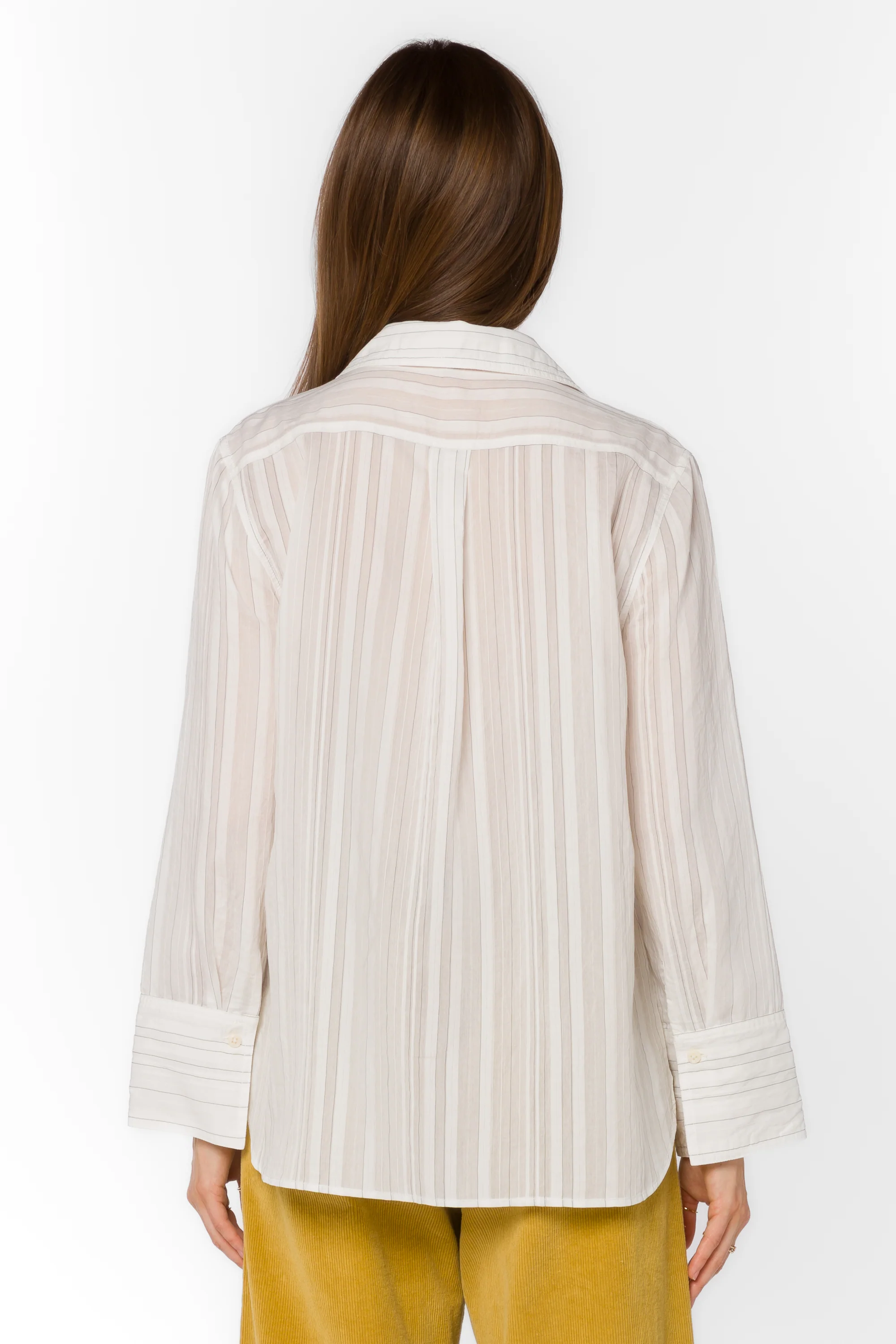 Kennedy White Black Stripe Shirt