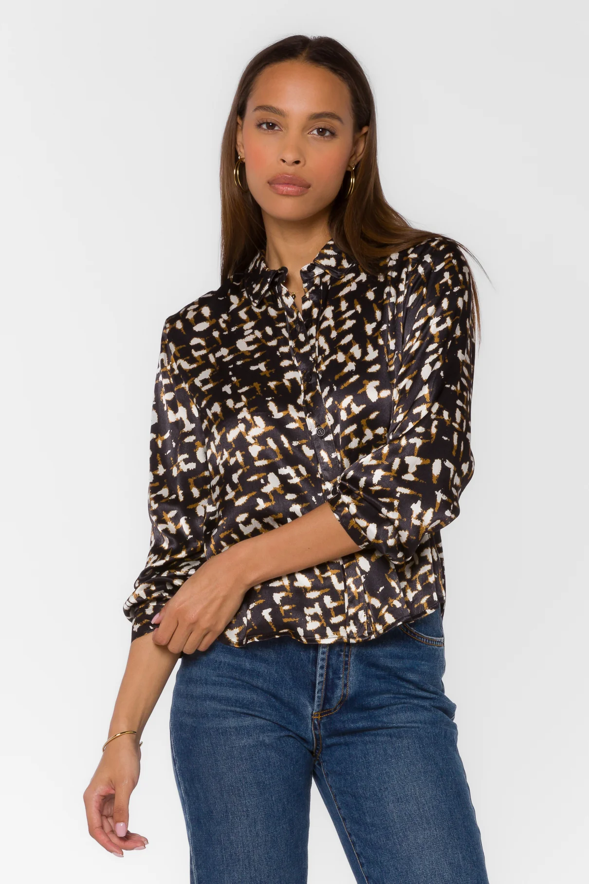 Holden Black Abstract Geo Shirt
