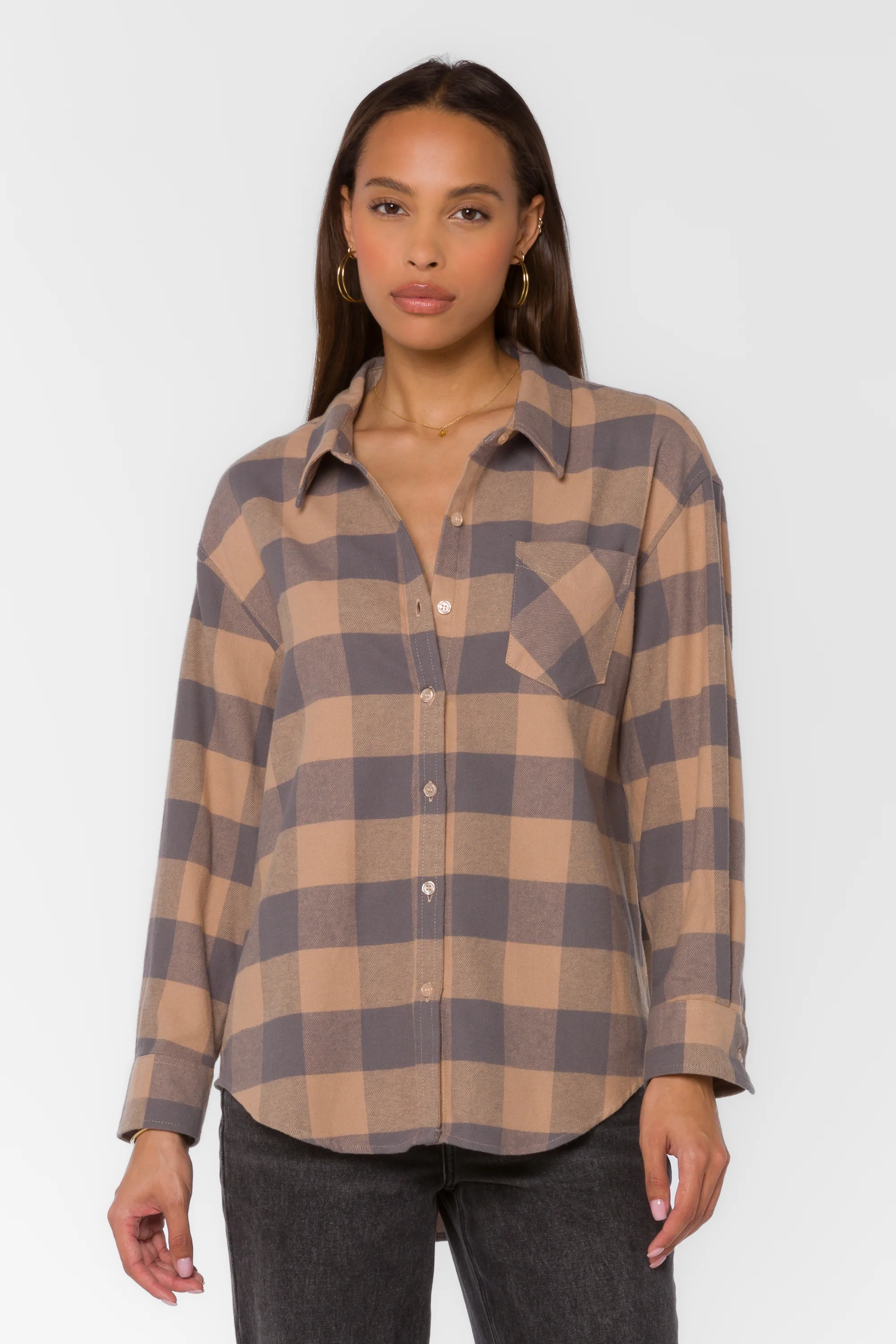 Carina Natural Grey Shirt