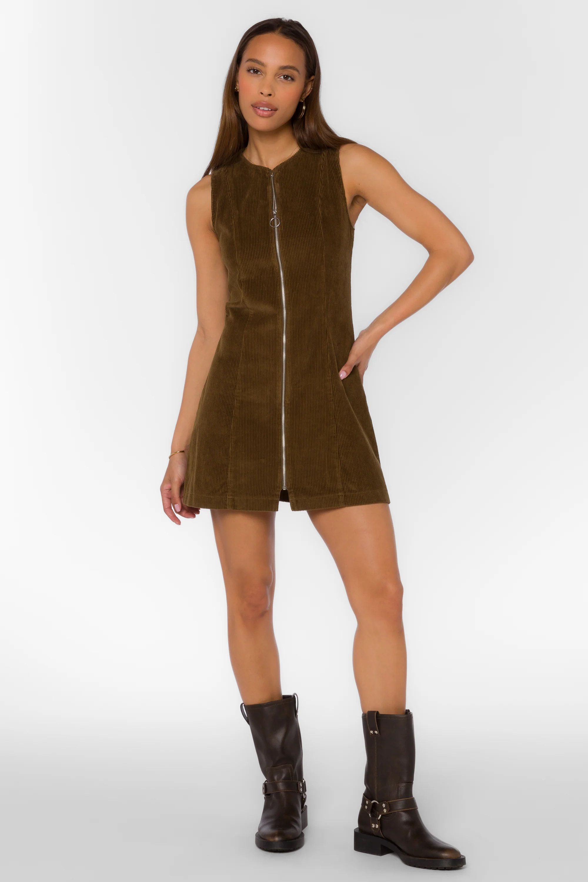 Madera Pesto Dress