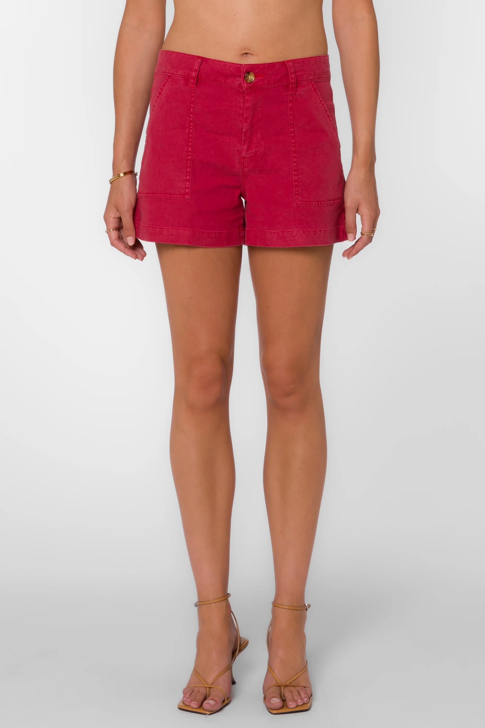Jessie Spicy Red Shorts