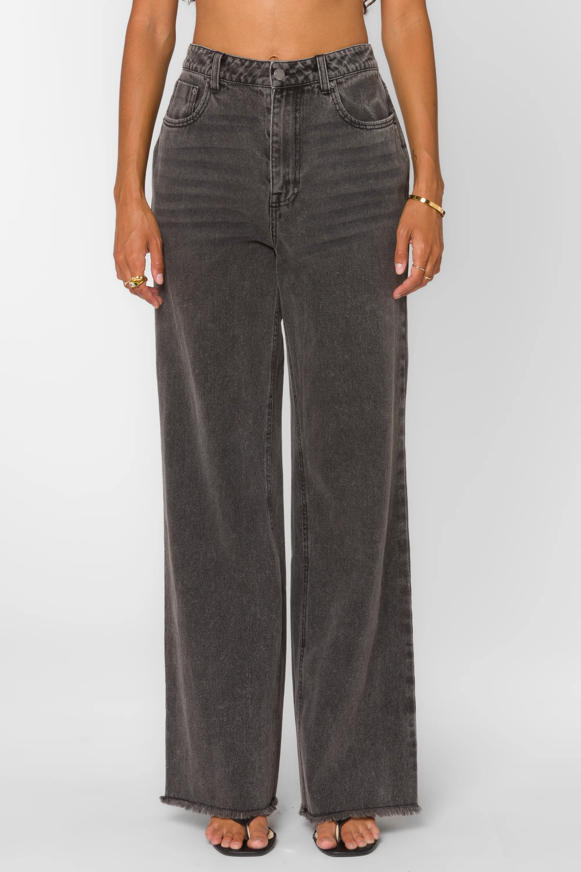 Nakita Grey Rinse Jeans