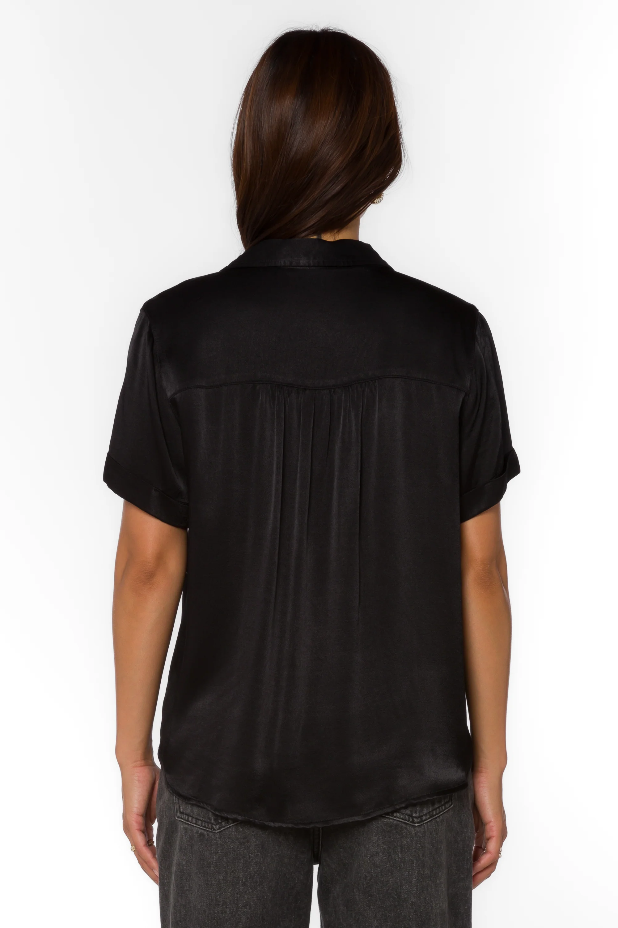Lena Black Blouse