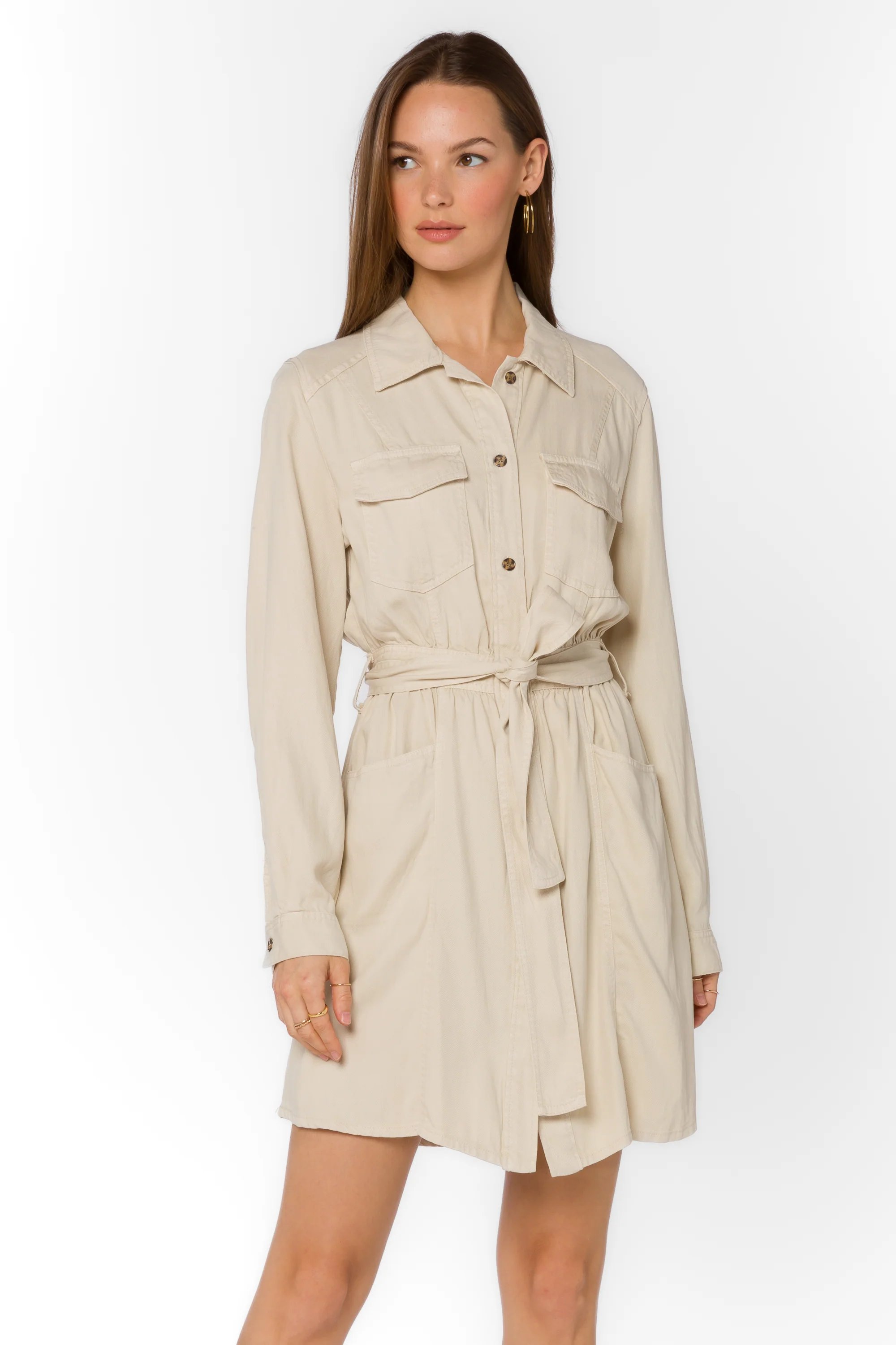 Deena Wheat Dress