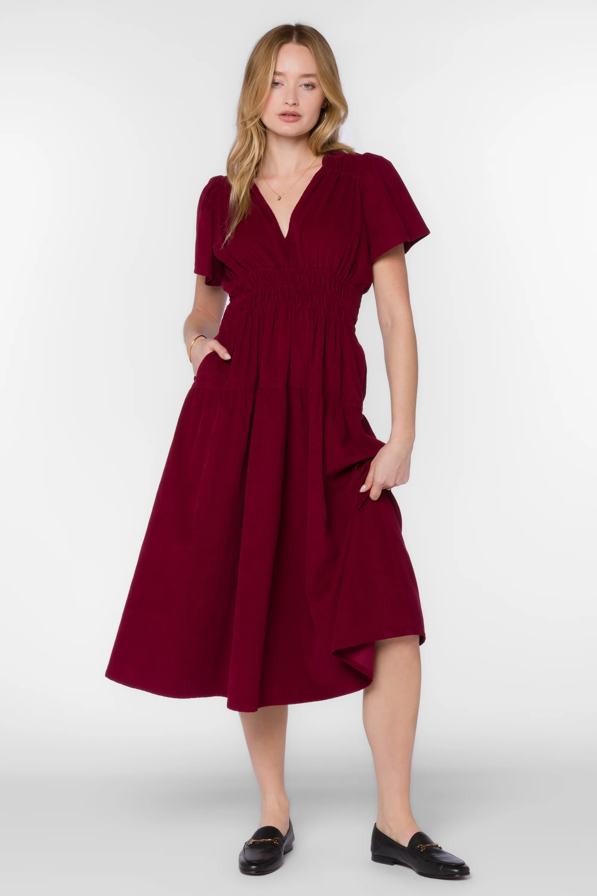 Julissa Cabernet Dress