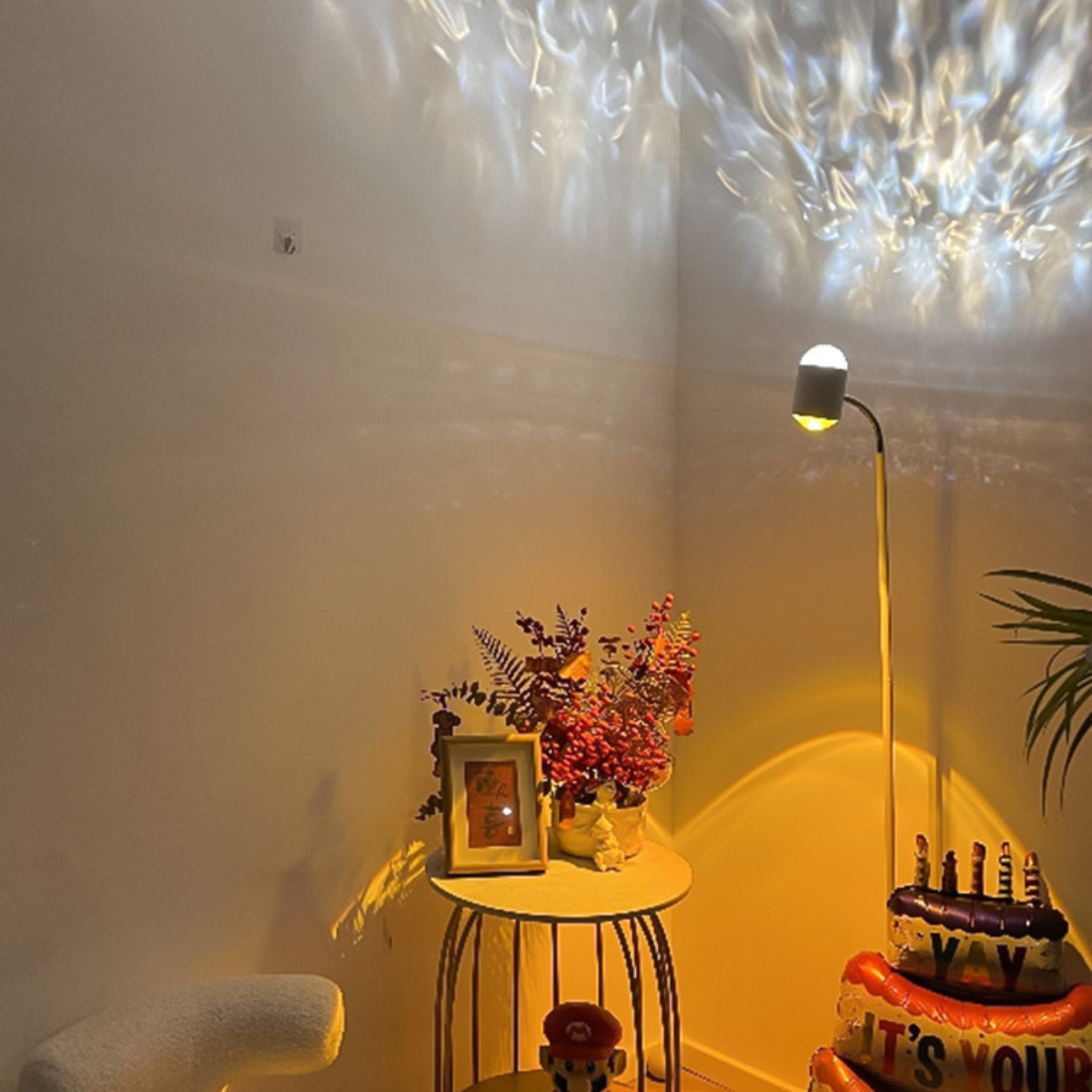 Water Ripple Sunset Floor Lamp