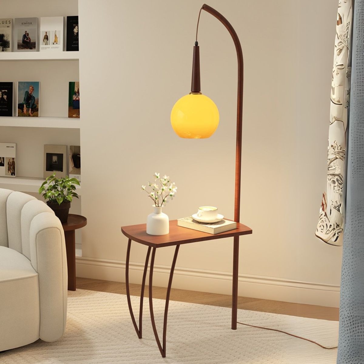 Transform Your Space with a Floor Lamp with Tray Table