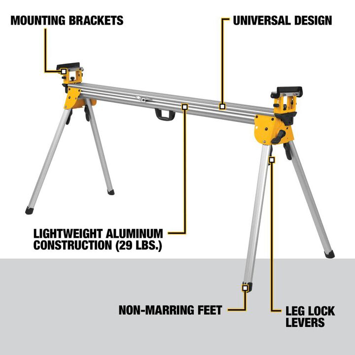 Last chance | DEWALT 60V MAX Brushless Cordless 12 inch Double Bevel Sliding Miter Saw  with Heavy Duty Miter Saw Stand Bundle