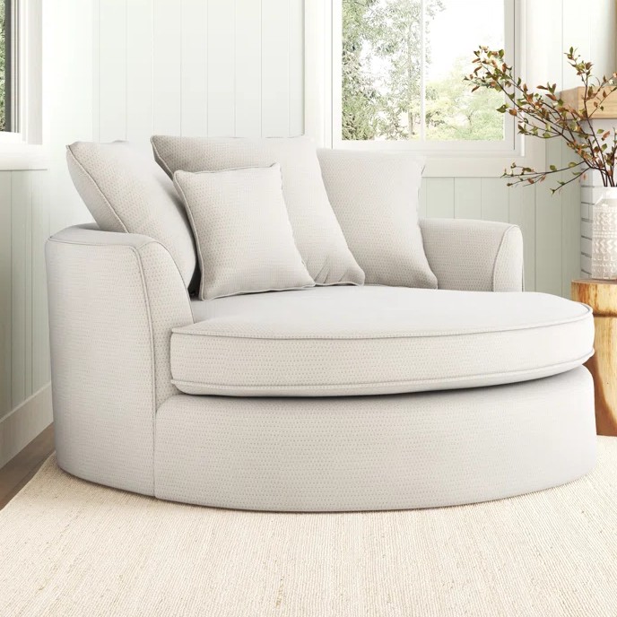 61'' Wide Barrel Chair