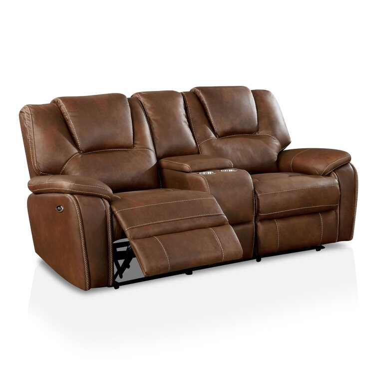 Cintia 74.5'' Pillow Top Arm Reclining Loveseat