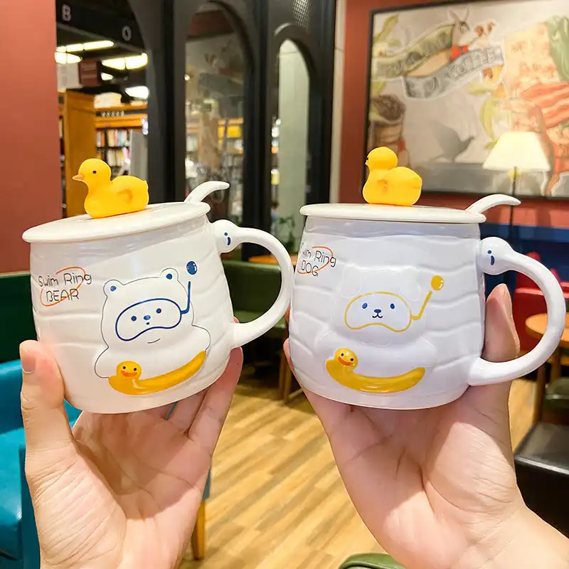 Cute Cartoon Little Yellow Duck Mug