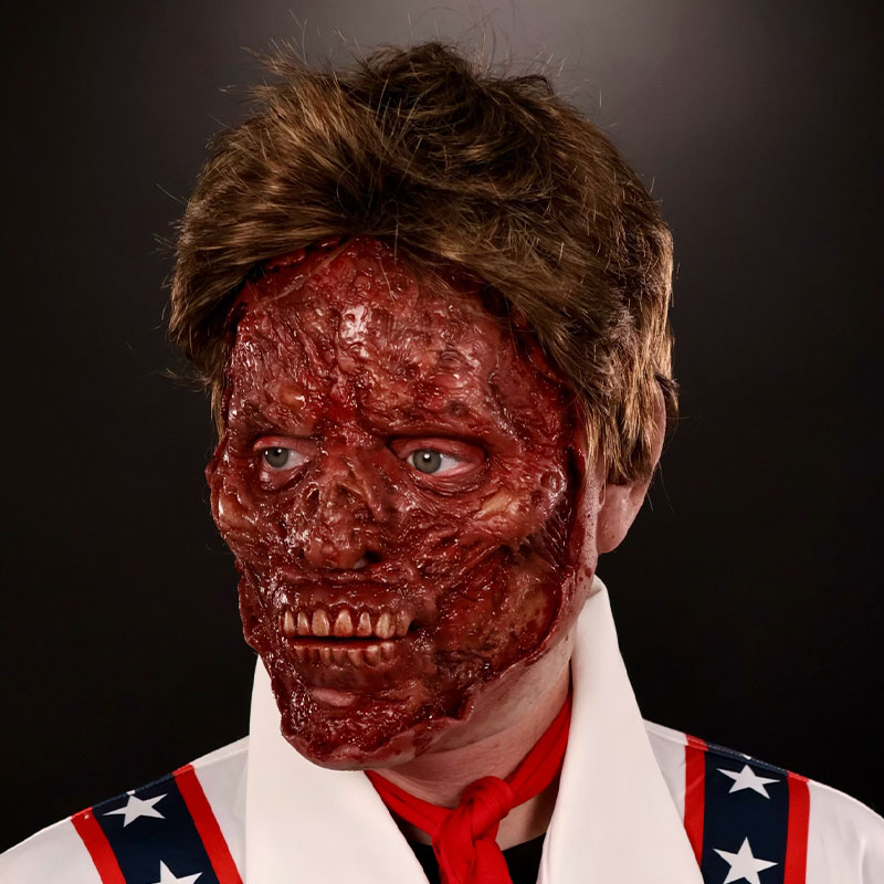 Road Rash Silicone Half Mask