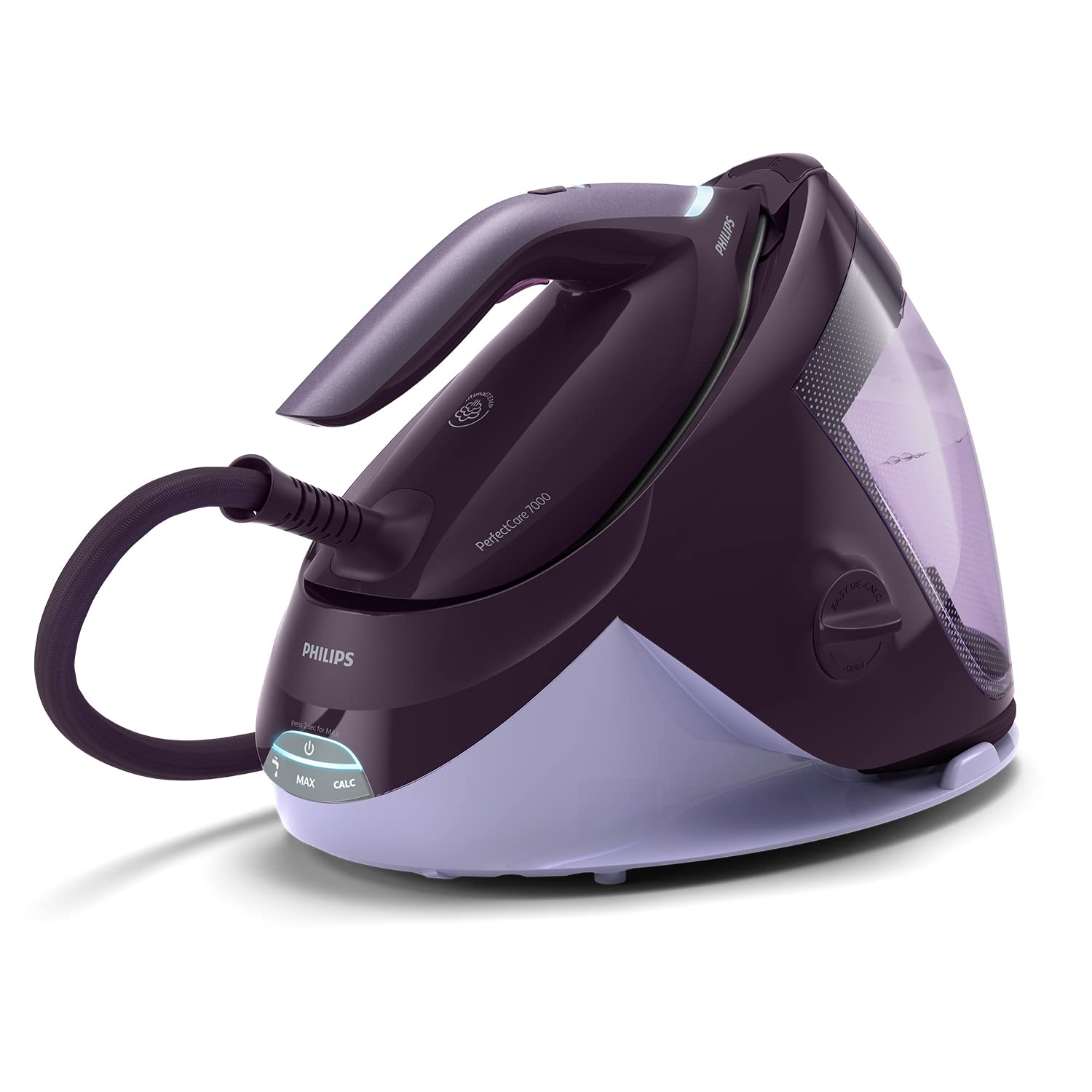 Philips PerfectCare Series 7000 Steam Generator - 2100W, 600g, 8 bar pressure, OptimalTEMP Technology, 1.8 L tank, Purple (PSG7150/30)