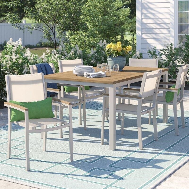 Mckinnon Rectangular 6 - Person 63'' Long Dining Set