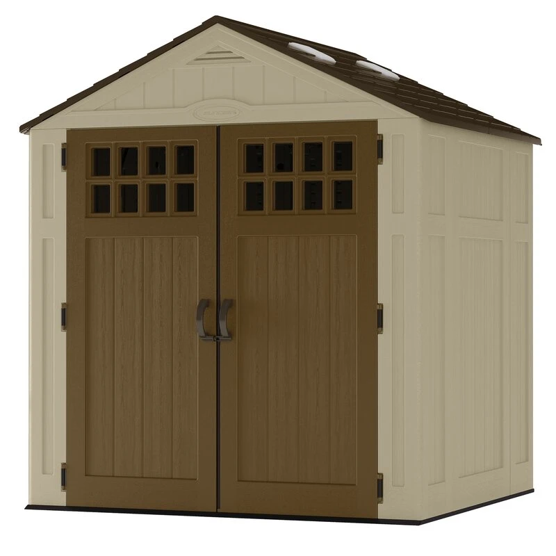 6 ft. 3 in. W x 5 ft. 6 in. D Resin Storage Shed