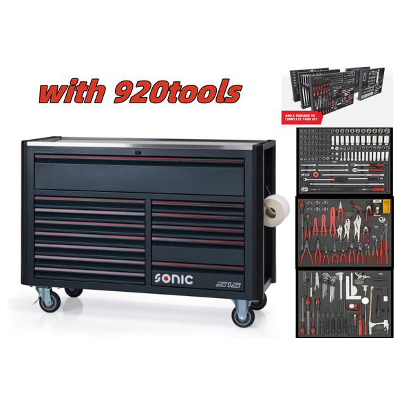 Factory clearance mobile roller cab with 13 drawers