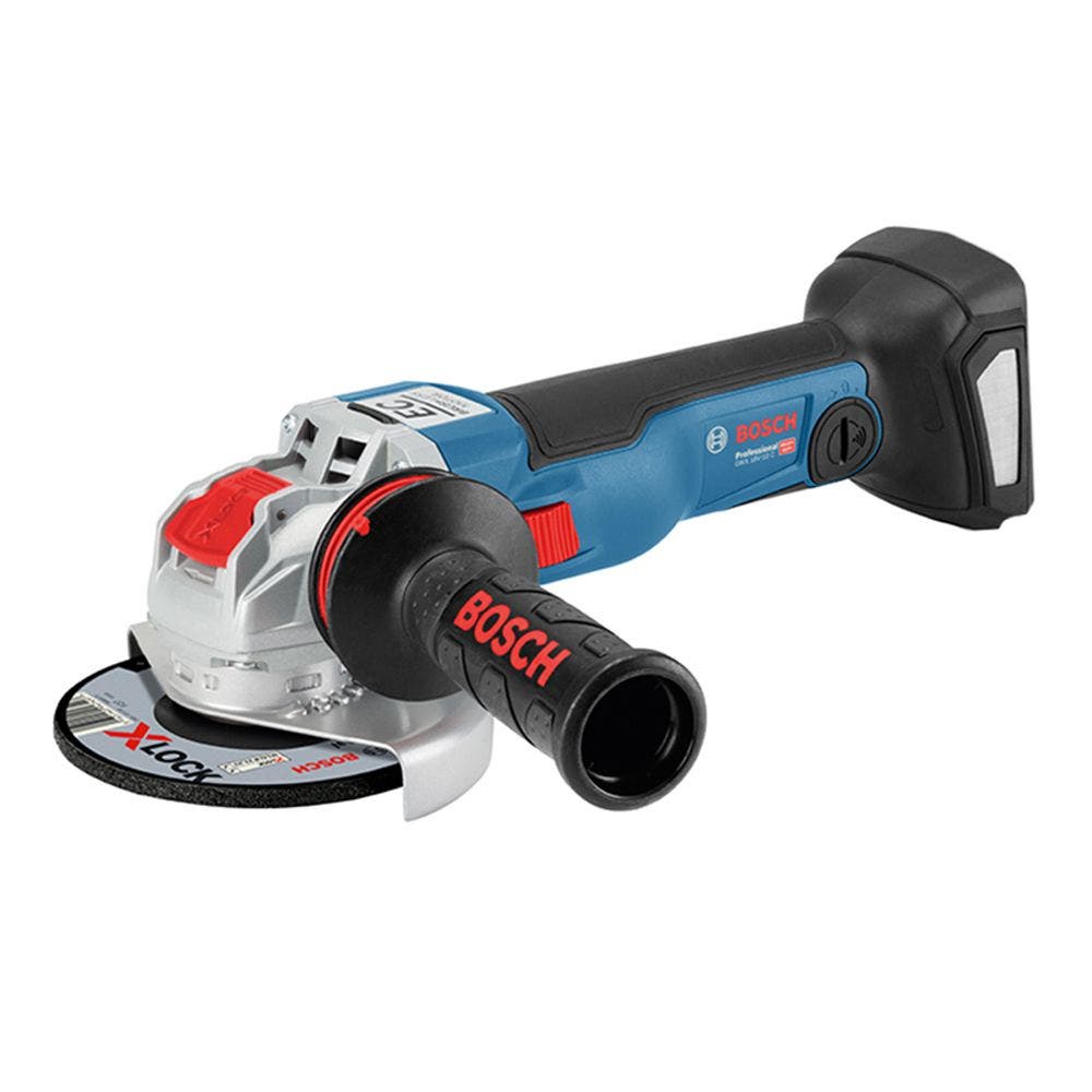 BOSCH X-LOCK鈩?18V Brushless 125mm Angle Grinder Skin GWX 18V-10 C 06017B0200