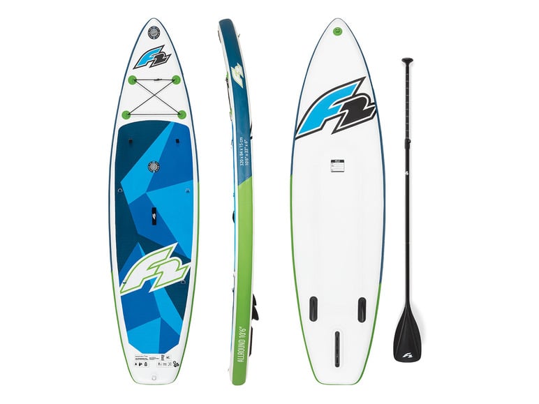 Last chance | F2 SUP-Board »Allround 10'6''«, mit Doppelkammer-System