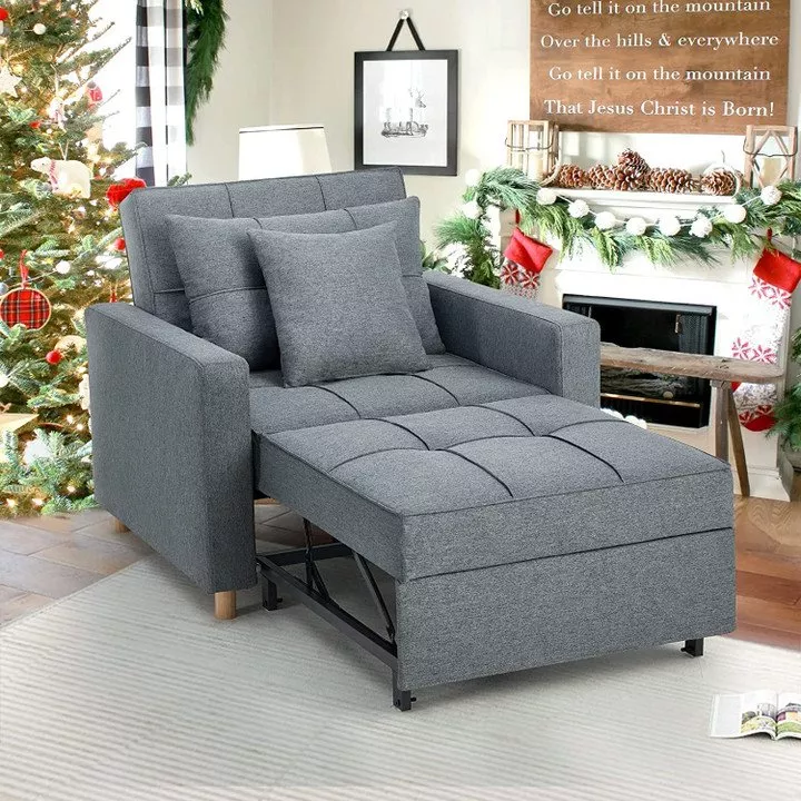 CONVERTIBLE CHAIR BED 3-IN-1, SLEEPER CHAIR BED