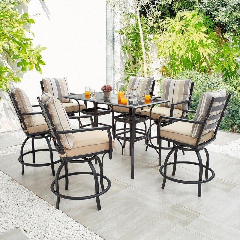 Emme Square 6 - Person 27.6'' Long with Cushions