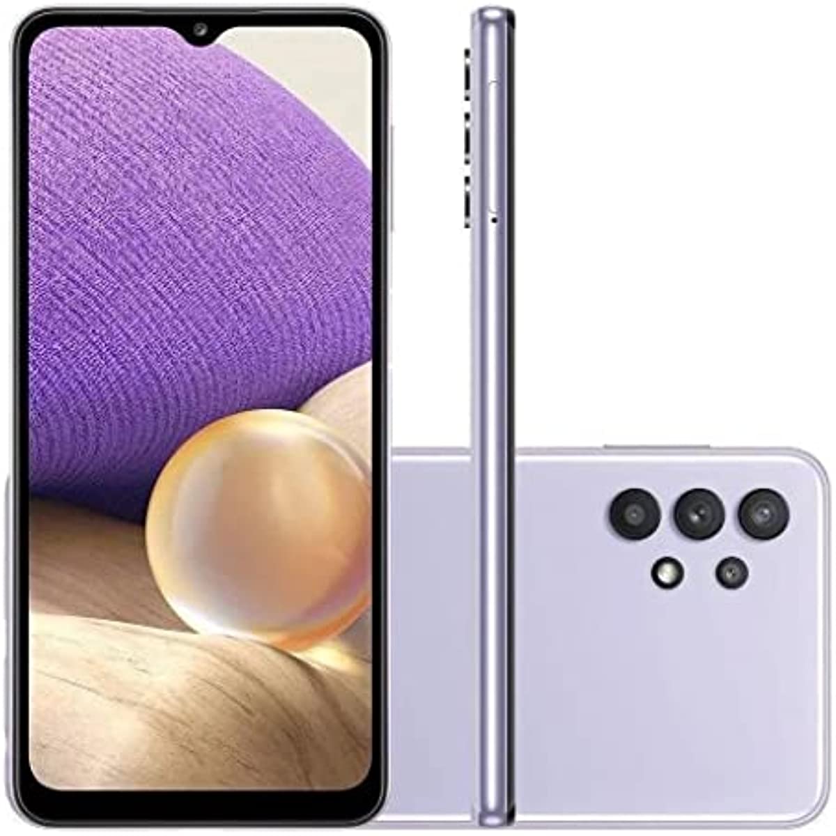 Smartphone Samsung Galaxy A32 128GB 4G Wi-Fi Tela 6.4'' Dual Chip 4GB RAM Cﾃ｢mera Quﾃ｡drupla + Selfie 20MP - Violeta
