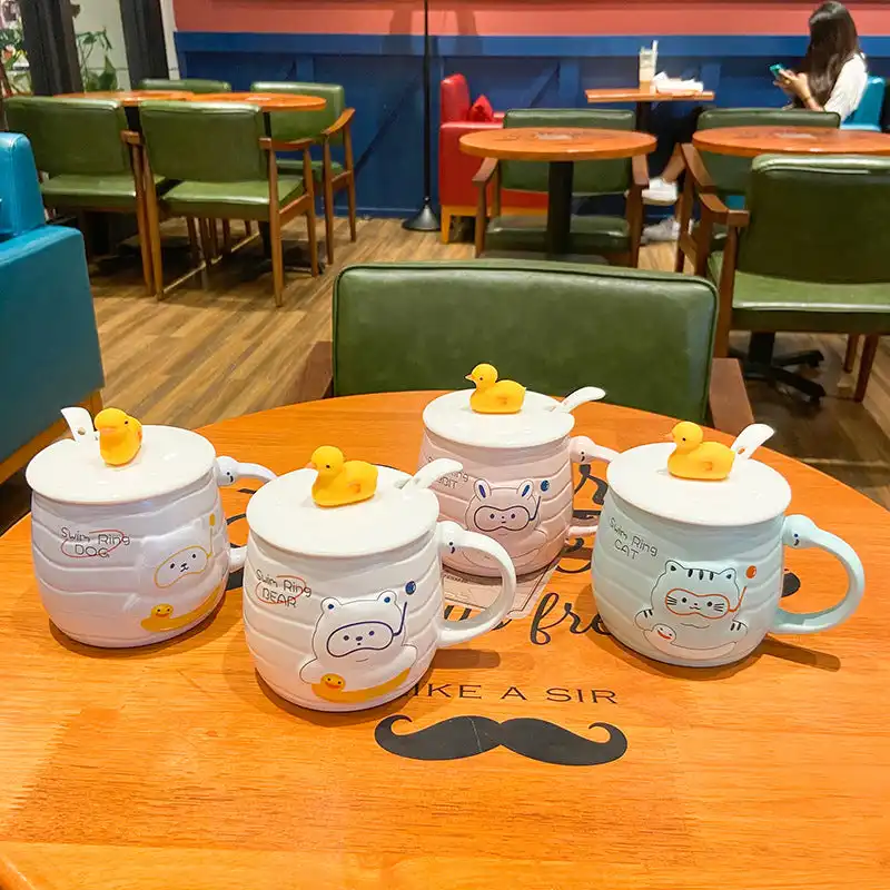 Cute Cartoon Little Yellow Duck Mug
