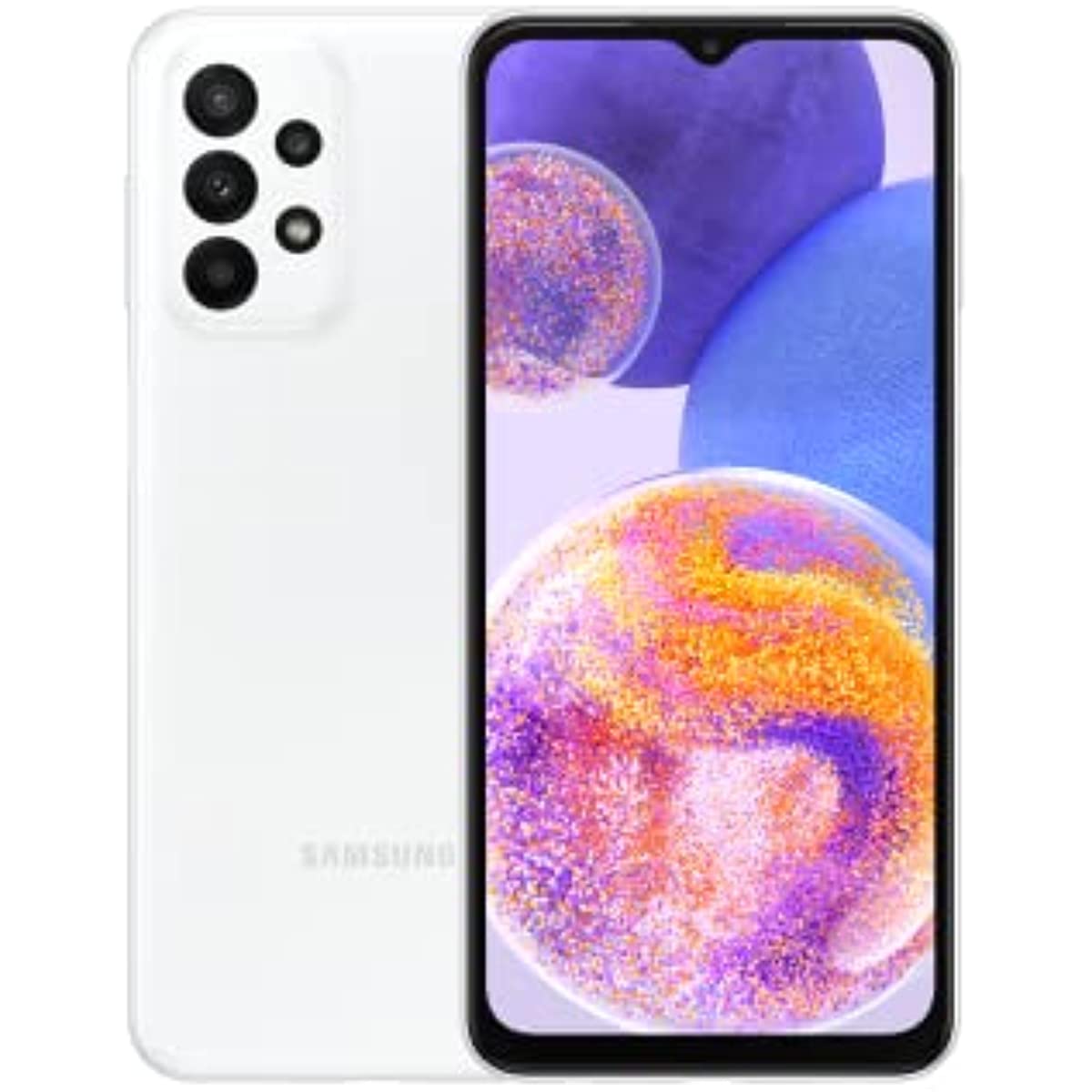 Samsung Galaxy A23 128GB 4G Wi-Fi Tela 6.6'' Dual Chip 4GB RAM Cﾃ｢mera Quﾃ｡drupla + Selfie 8MP Bateria de 5000mAh - Branco