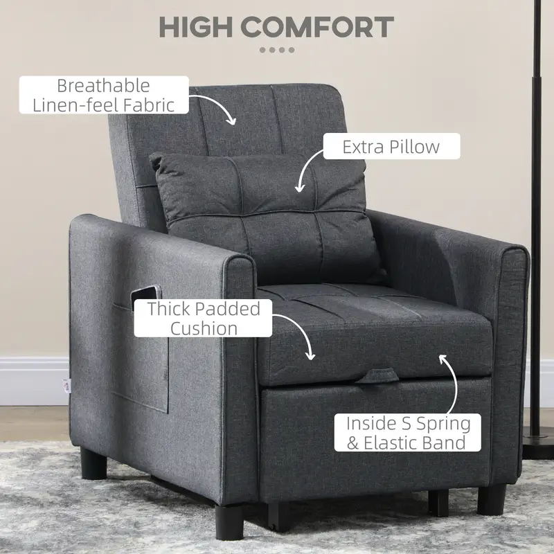 Last chance | Modern Single Sofa Bed Chair