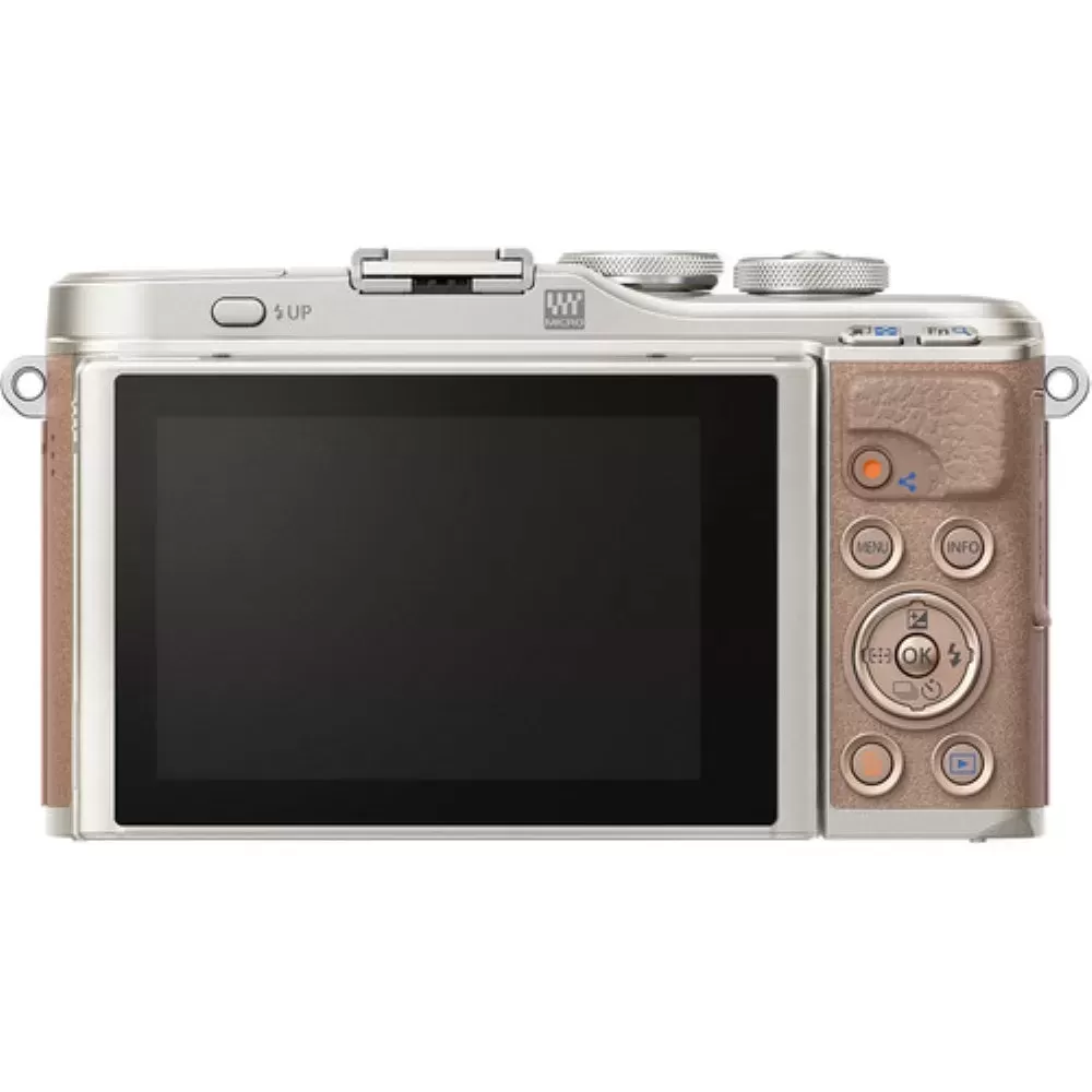 Olympus PEN E-PL10 Mirrorless Digital Camera | Body Only, Brown