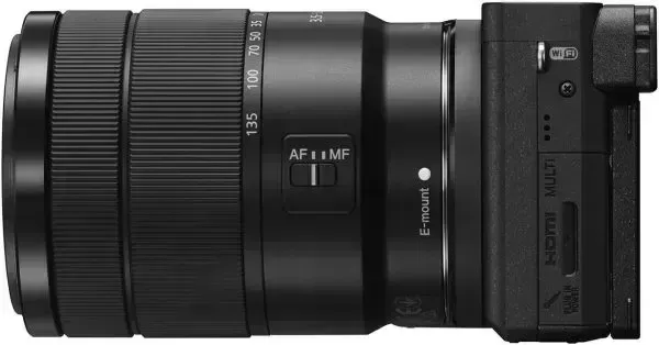 Alpha A6400 Mirrorless Camera: Compact APS-C Interchangeable Lens Digital Camera With Real-Time Eye Auto Focus, 4K Video, Flip Screen & 18-135mm Lens - E Mount Compatible Cameras - ILCE-6400M/B