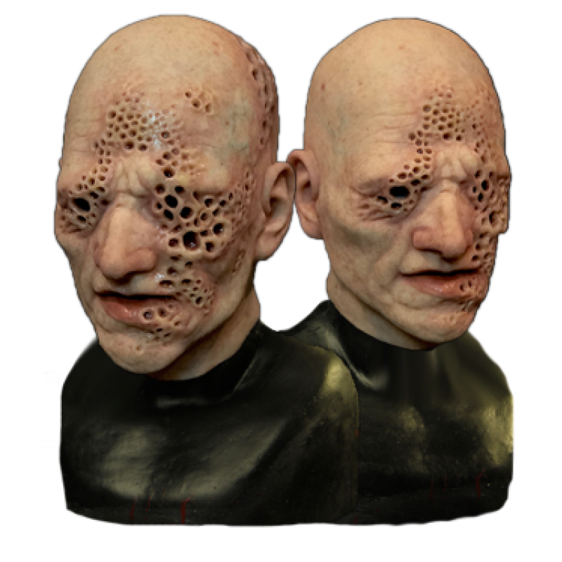 Crater Face Silicone Half Mask