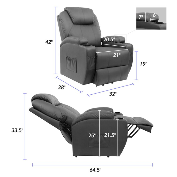 Year-end DiscountReclining Heated Massage Chair