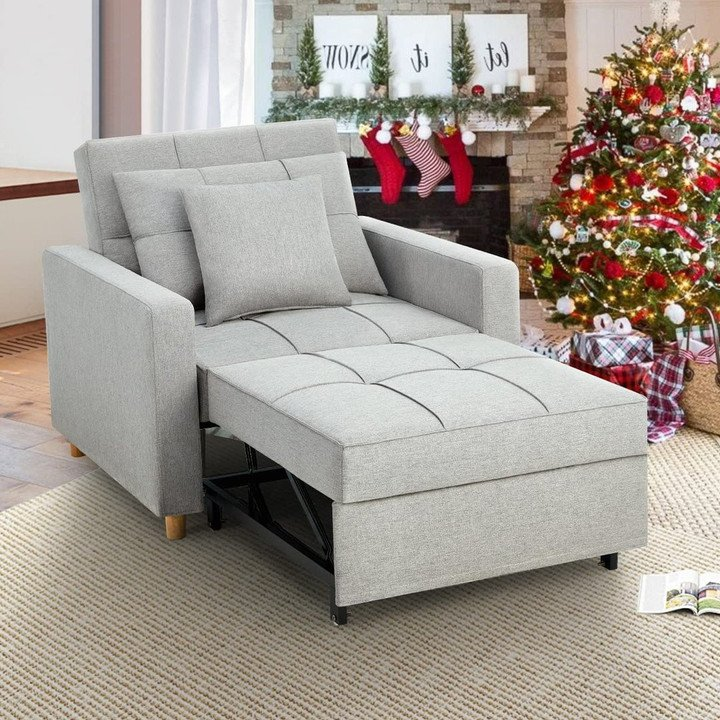 CONVERTIBLE CHAIR BED 3-IN-1, SLEEPER CHAIR BED