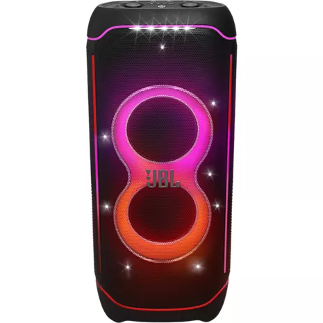 Last chance | JBL Partybox Ultimate - Multi Purpose Party Speaker, with Wi-fi & Bluetooth Connectivity, Wireless, Lightshow, IPx4 Slashproof, Dual Mic & Guitar Inputs, Handle & Sturdy Wheels, Black