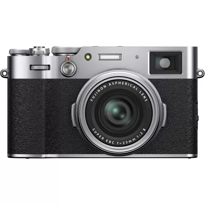 FUJIFILM X100V Digital Camera | Silver with 64GB Memory Card, Filter Set, Tripod & Deluxe Camera Bundle