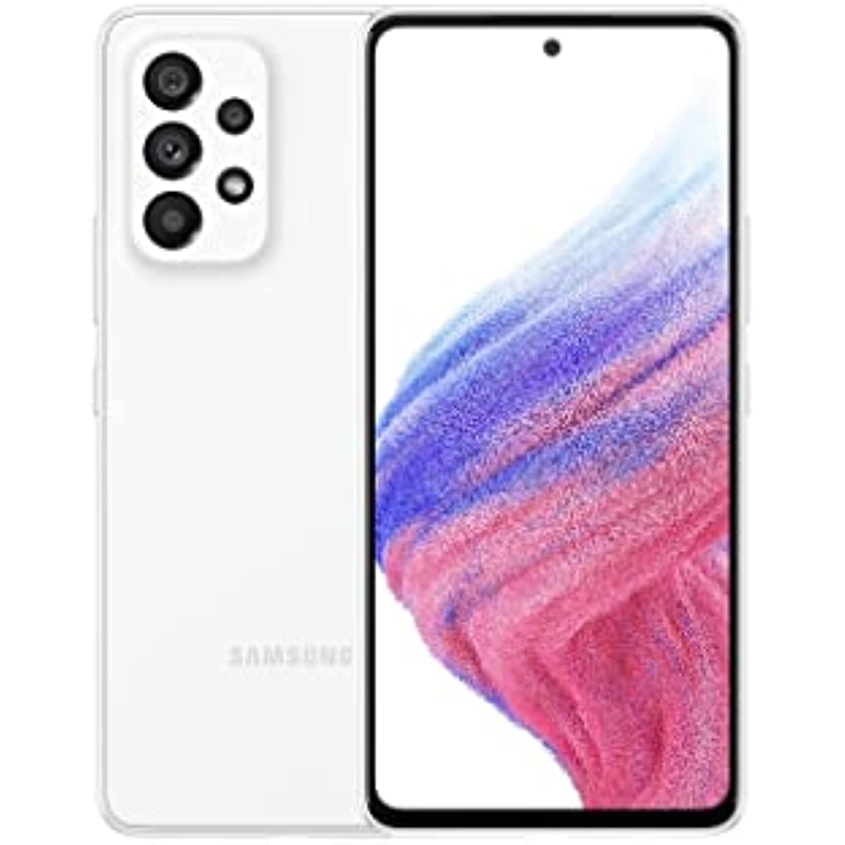Samsung Galaxy A53 128GB 5G Wi-Fi Tela 6.5'' Dual Chip 8GB RAM Cﾃ｢mera Quﾃ｡drupla + Selfie 32MP Bateria de 5000mAh - Branco