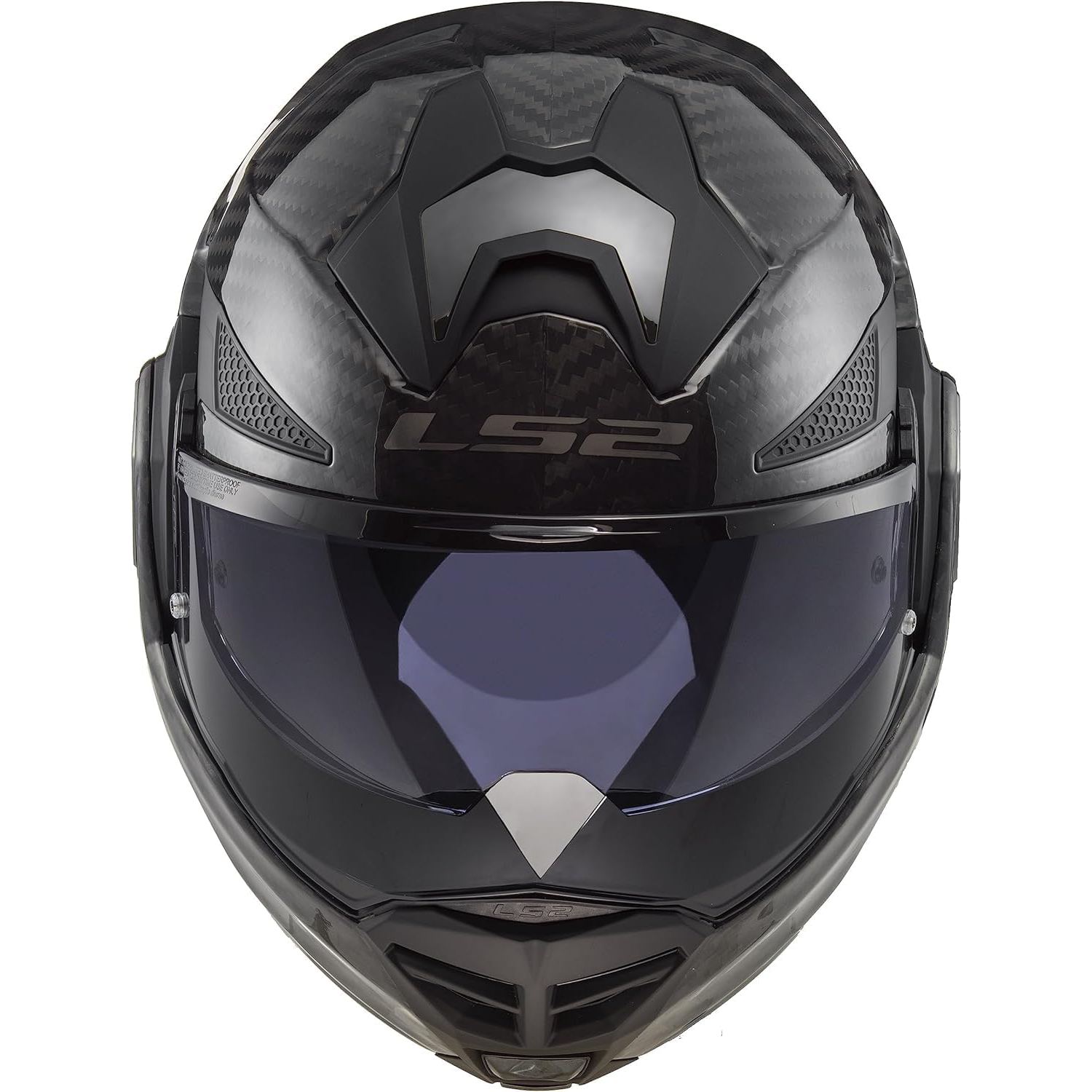 Last chance | MODULAR MOTORCYCLE BLUETOOTH HELMET L~S~2 FF901 ADVANT X CARBON Flip Front Dual Visor Touring Motorbike Full Face Crash Helmet with Pre-Fitted LS2 4X Intercom