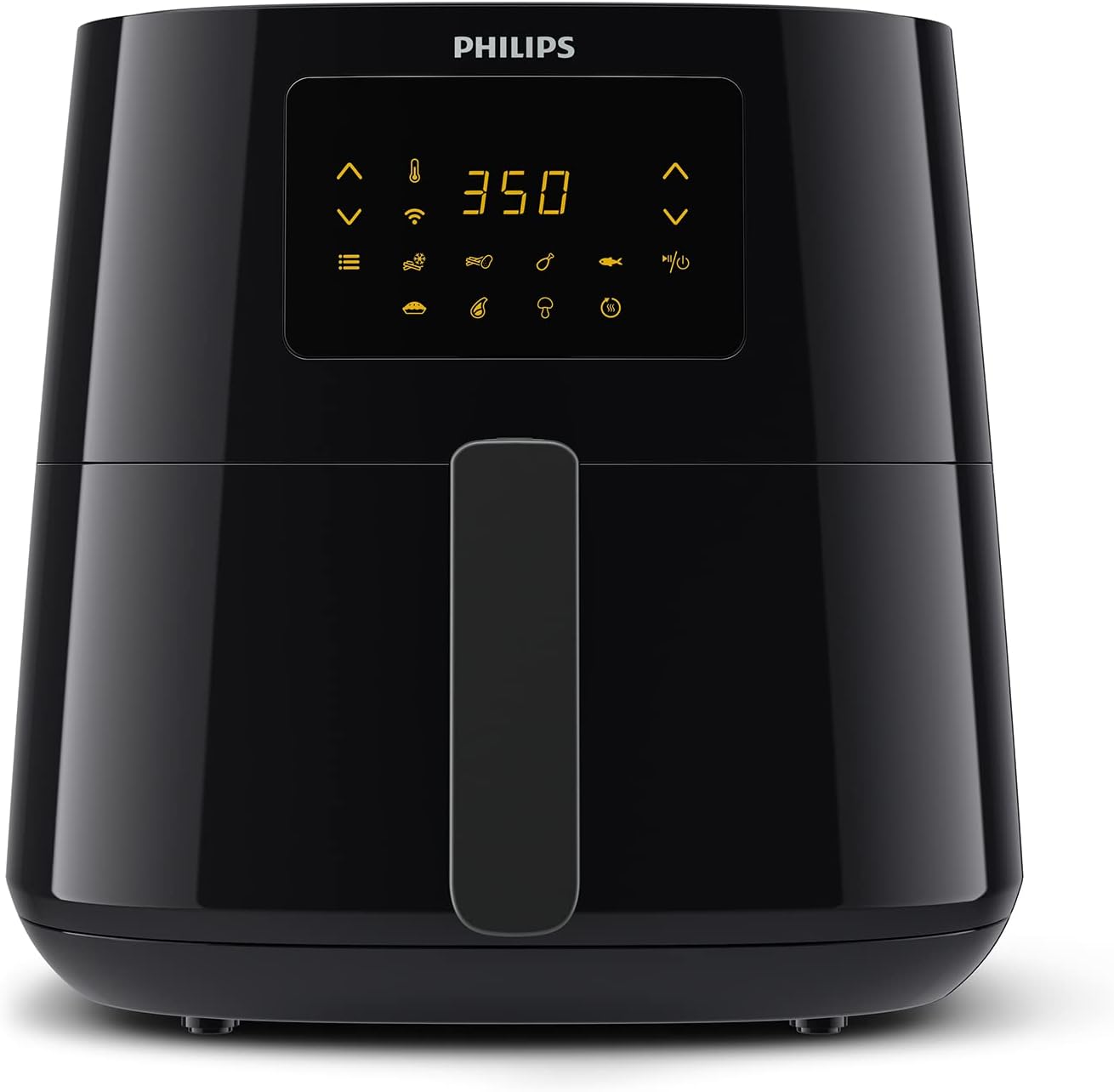 Last chance | Essential Connected XL 2.65lb/6.2L Capacity Digital Airfryer with Rapid Air Technology, Wi-Fi Connected (Kitchen+ App), Alexa Compatible, Black- HD9280/91, Compact