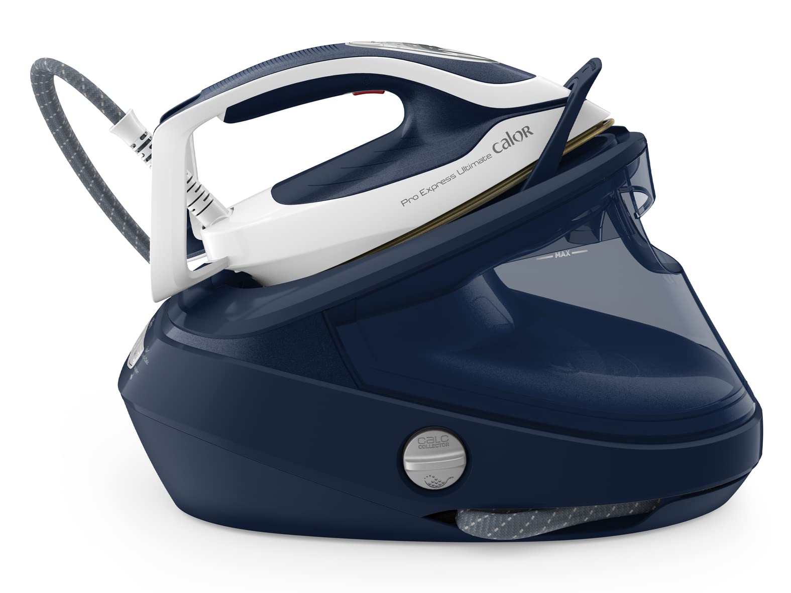 Calor Pro Express Ultimate Steam Generator 170 g/min, Pressure 8 bars, Pressing 590 g/min, 3 simple modes, Long-lasting performance, Vertical steaming, Made in France GV9720C0